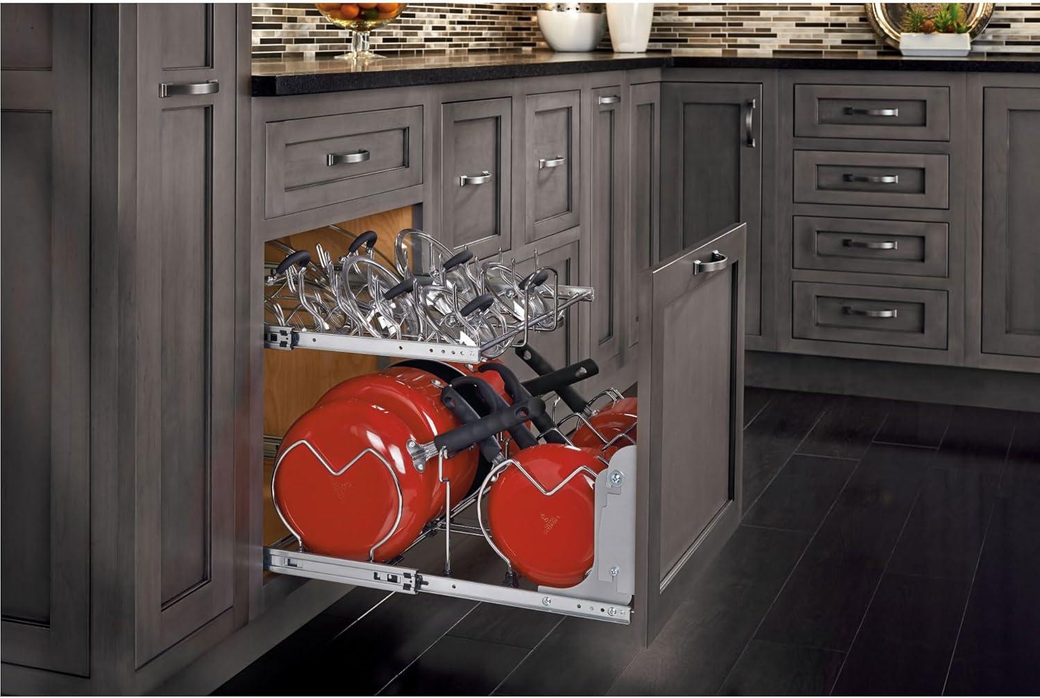 Rev-A-Shelf Rev-A-Shelf Pullout Cabinet Pot and Pan Organizer