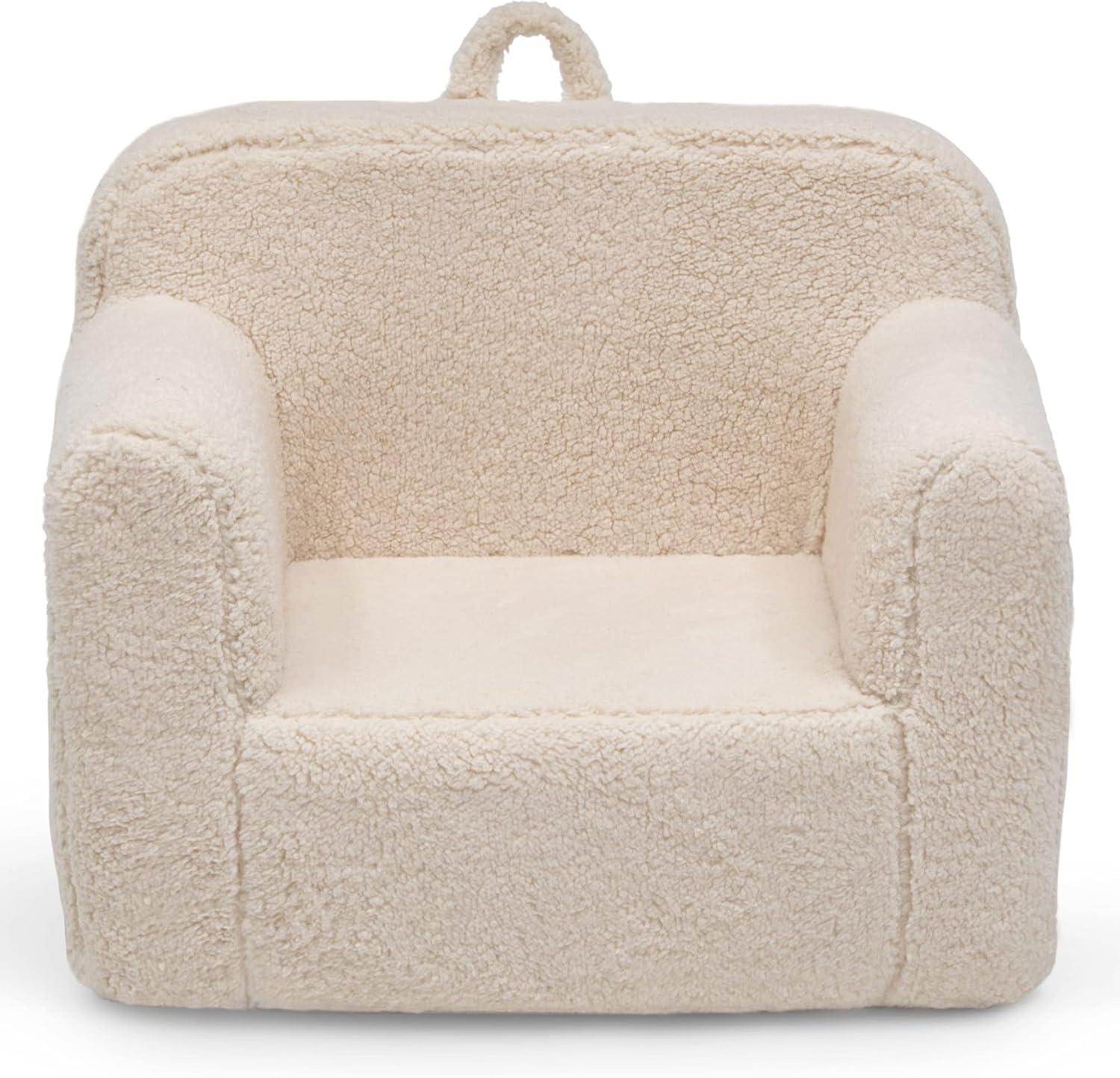 Delta Children Kids' Cozee Faux Shearling Chair - 18 Months and Up