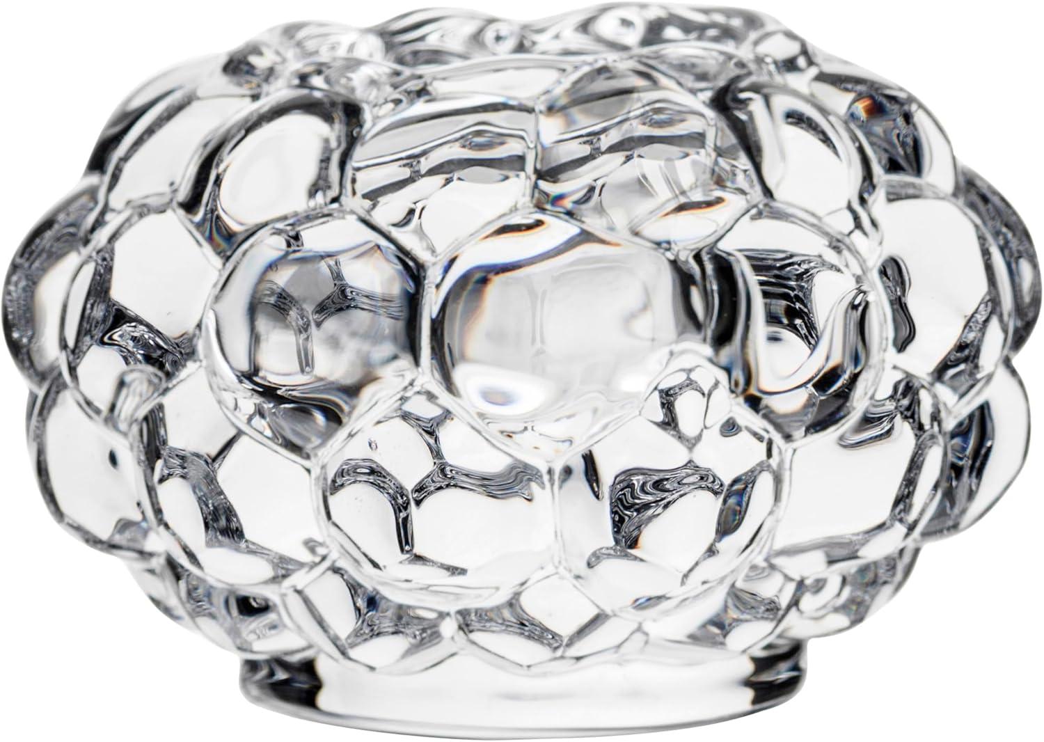 Raspberry 2.12'' H Crystal Tabletop Votive Holder