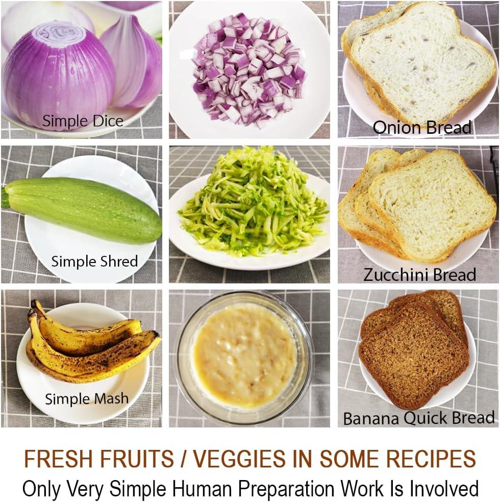 Stainless Steel 29-in-1 Smart Bread Machine with Delayed Start