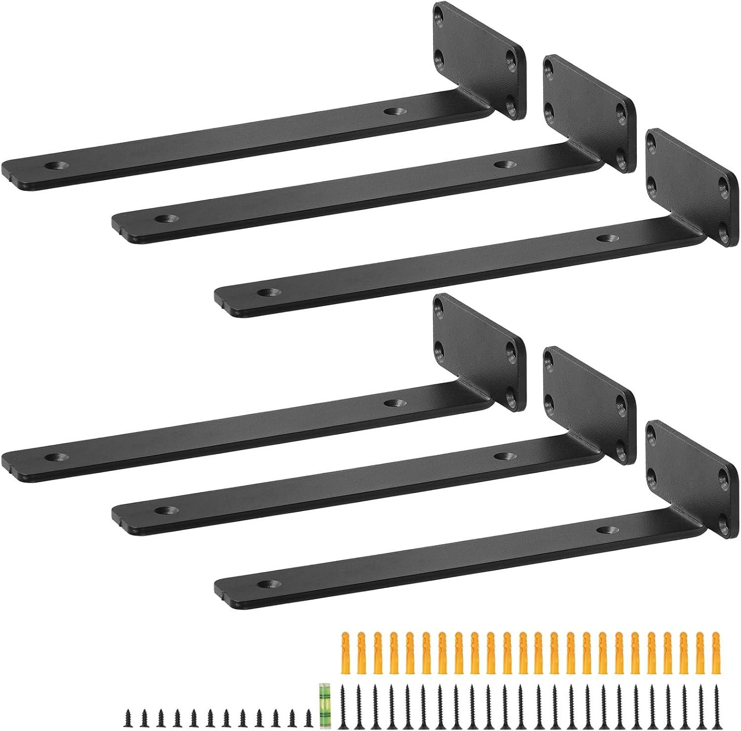 Floating Shelf Brackets (Set of 6)