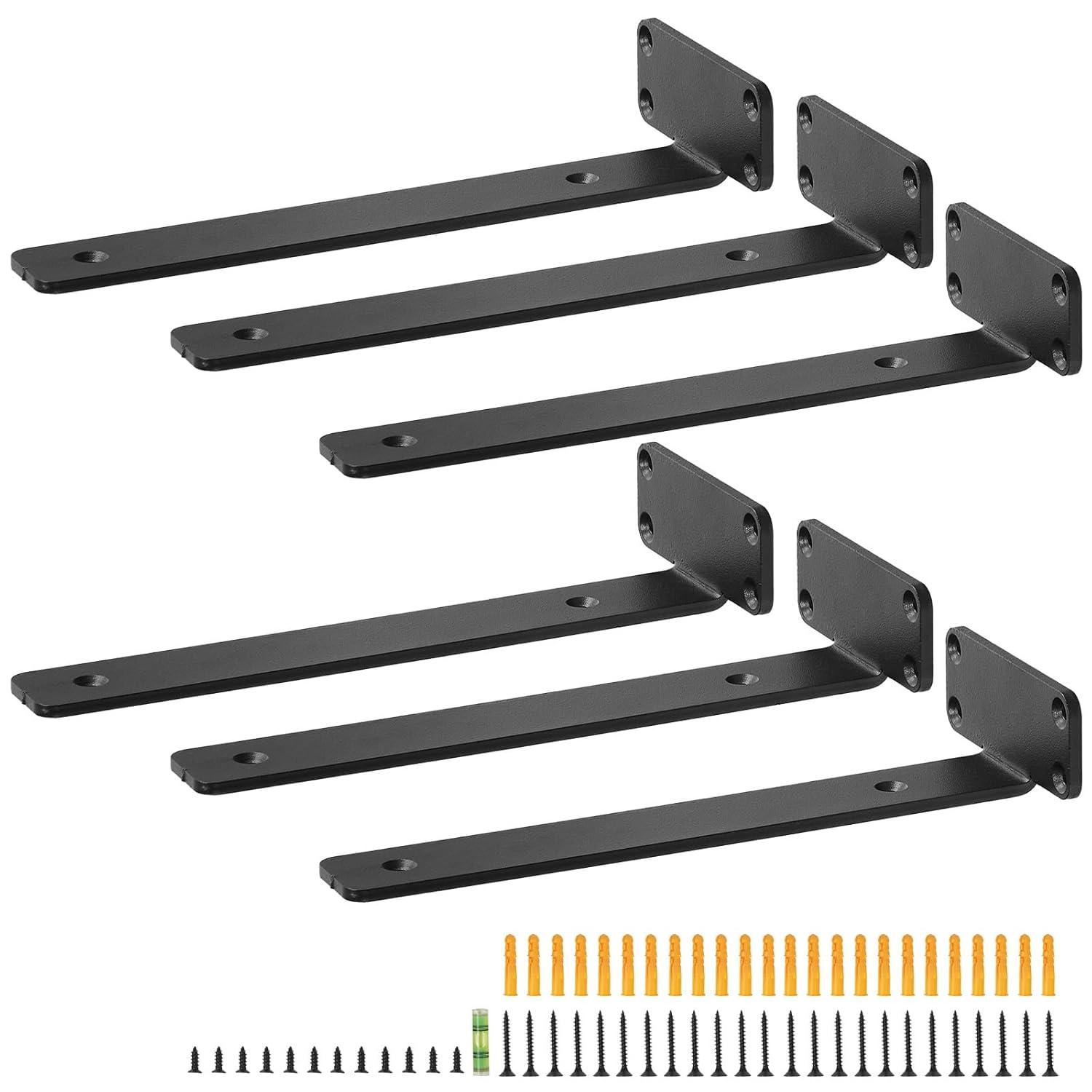 VEVOR Floating Shelf Brackets (Set of 6)