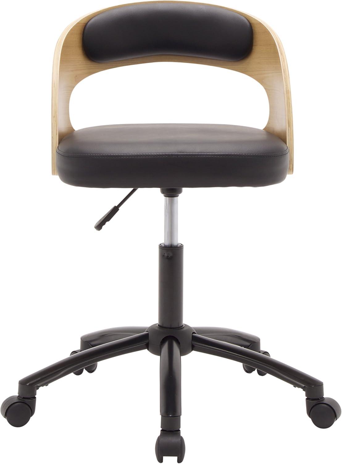 Ashwood Task Chair Black/Ashwood - Calico Designs