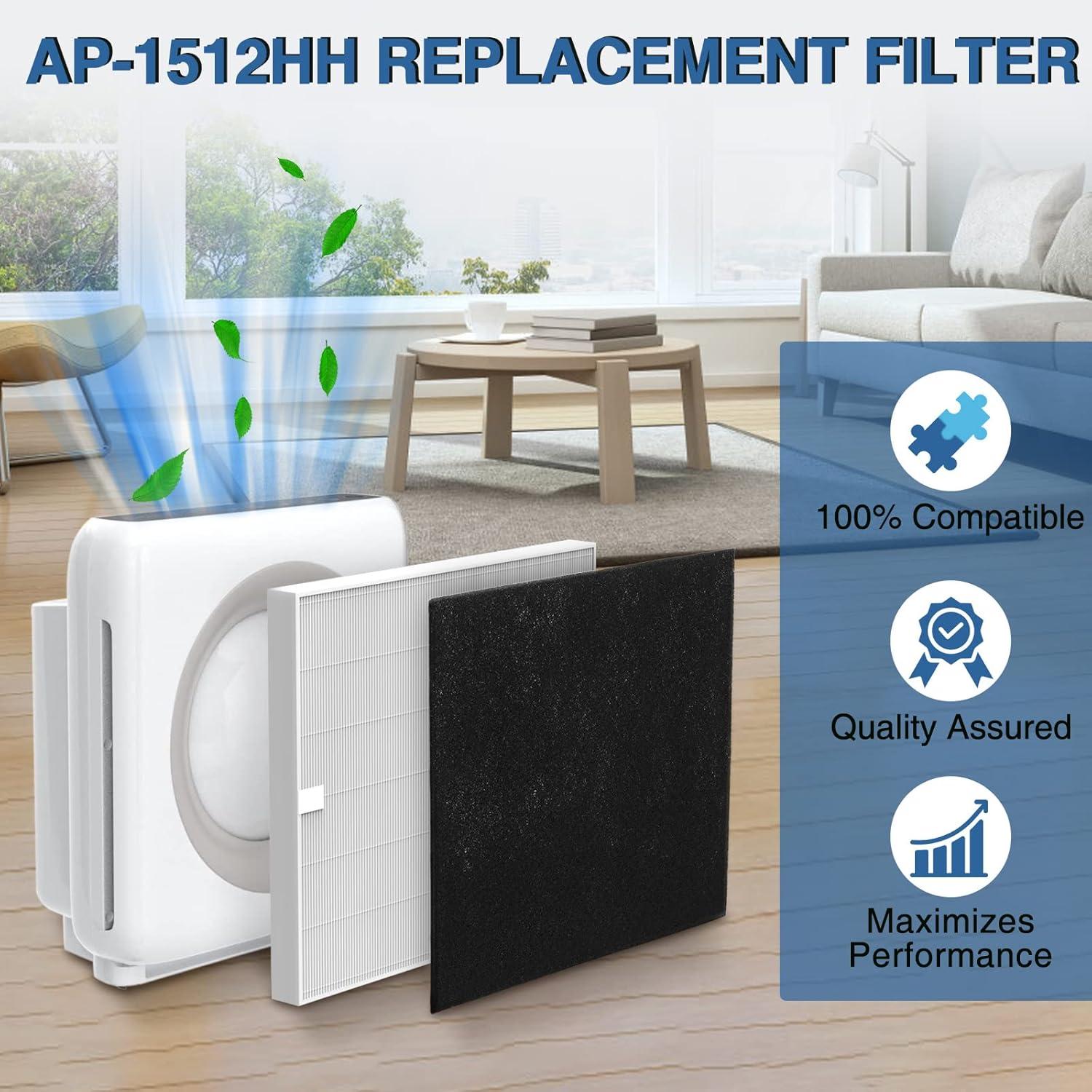 HEPA and Carbon Air Purifier Replacement Filter Set