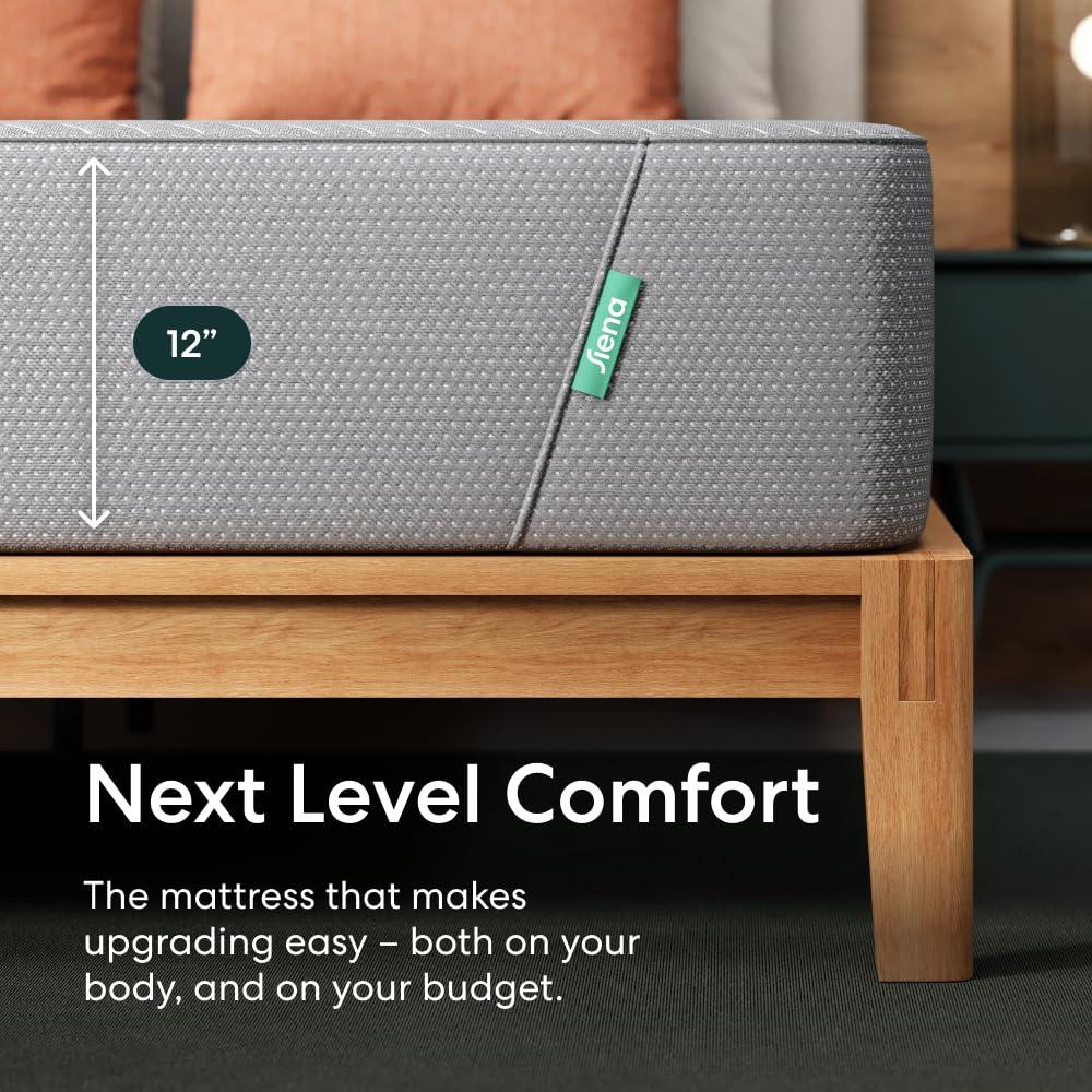 Siena 6" Queen Foam Mattress - Medium Firm - 180 Night Trial - Premium Pressure-Relieving Layers - 10 Year Warranty - Mattress in a Box - CertiPUR-US Certified