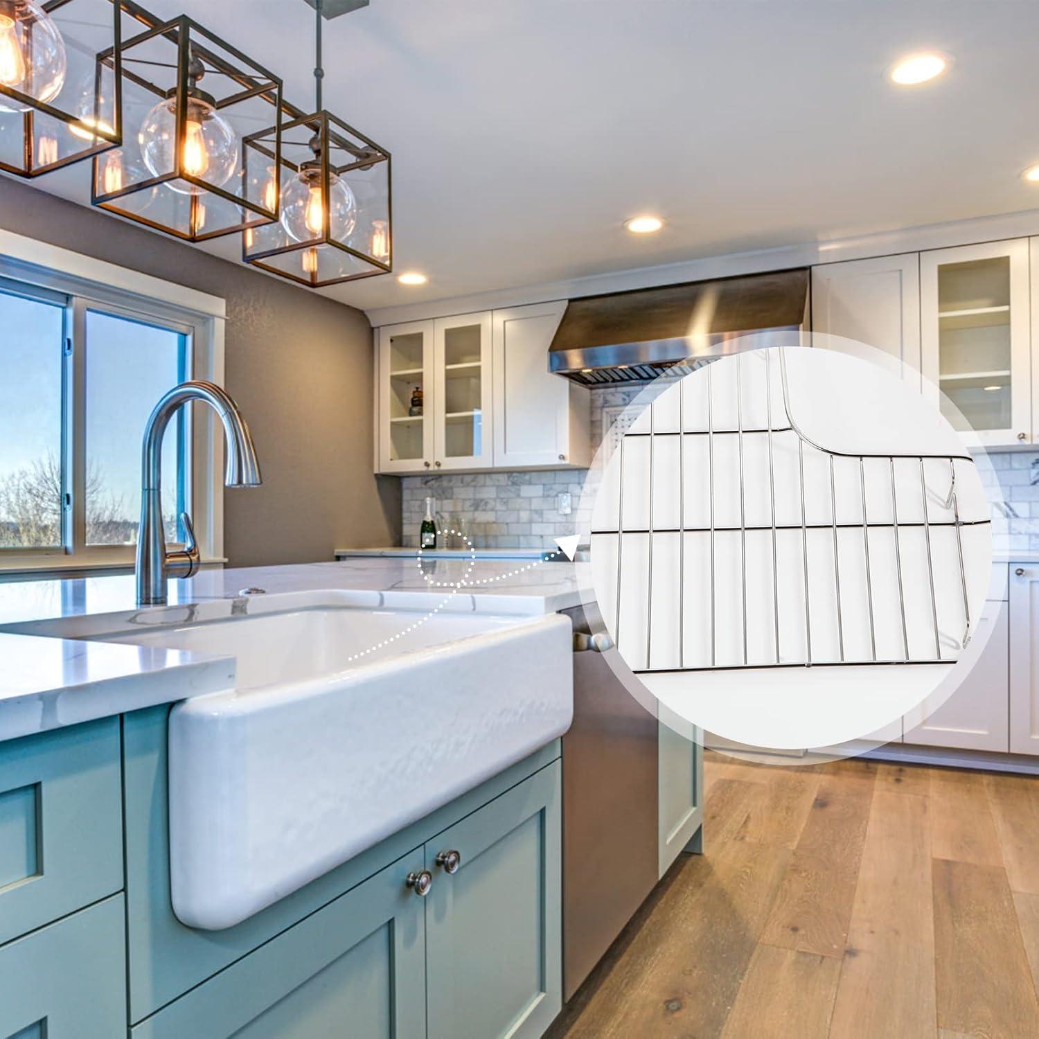 K-6639-ST Bottom Basin Stainless Steel Racks Compatible with Kohler Whitehaven Sink