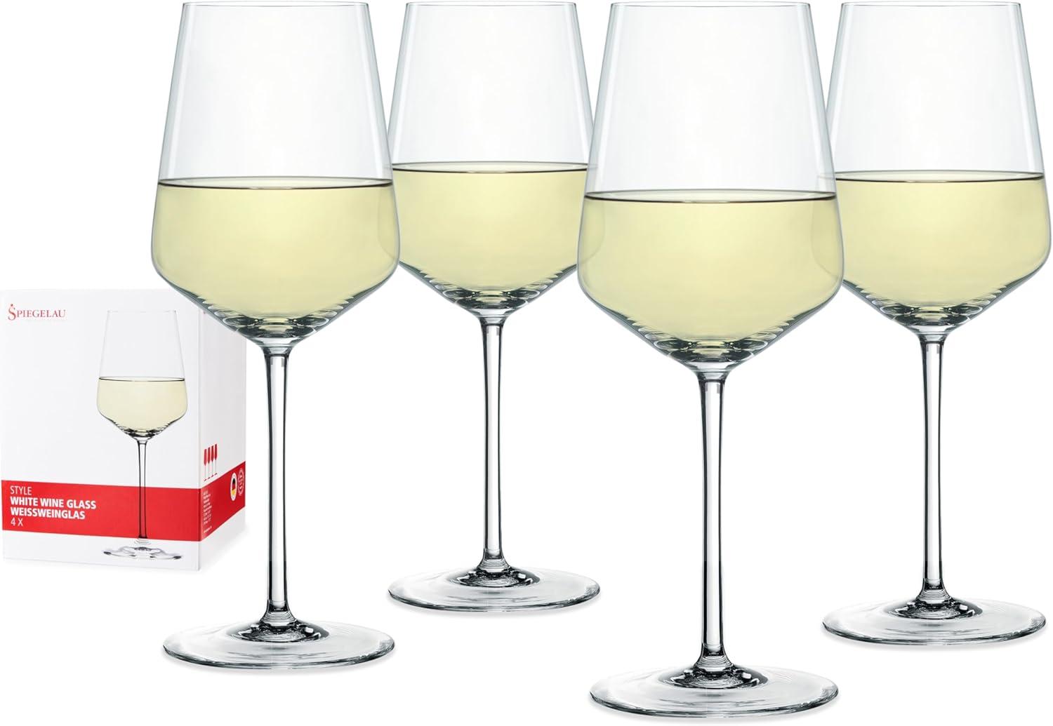 15.5oz. Crystal White Wine Glass Set