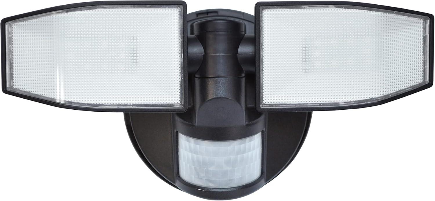 Bronze Matte LED Motion-Activated Battery-Operated Security Flood Light