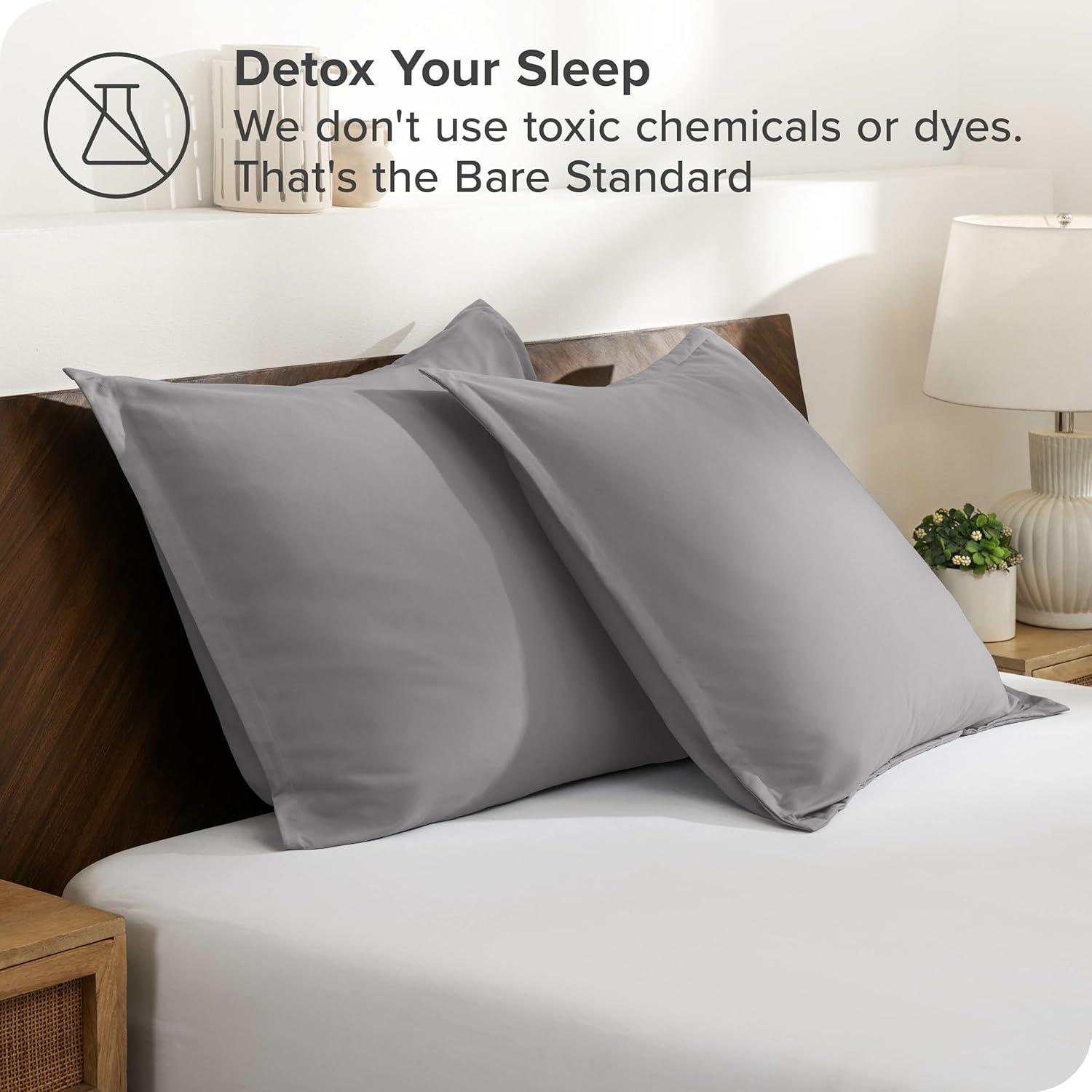 Bare Home Pillow Sham (Set of 2)