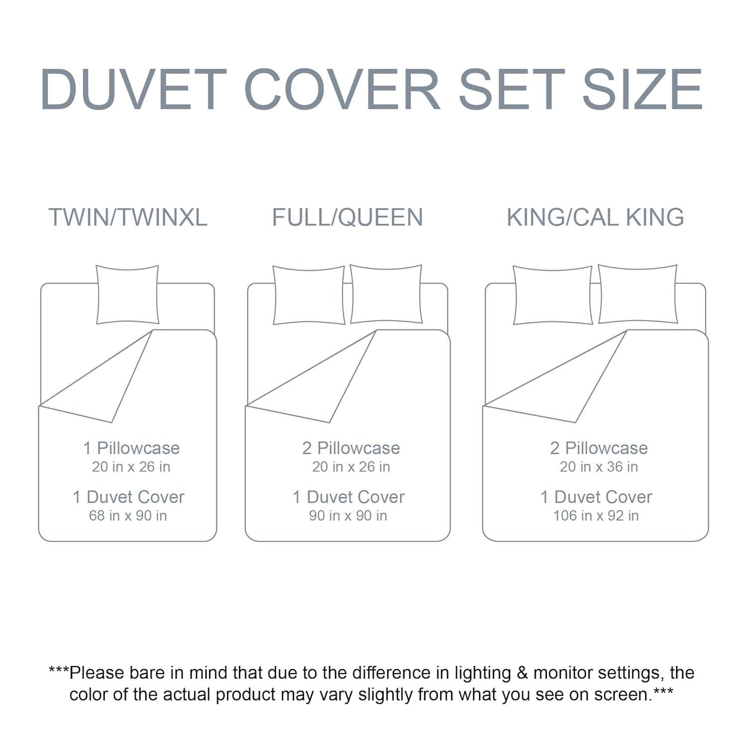 Swift Home Super Soft Crinkle Washed Microfiber Duvet Cover Set