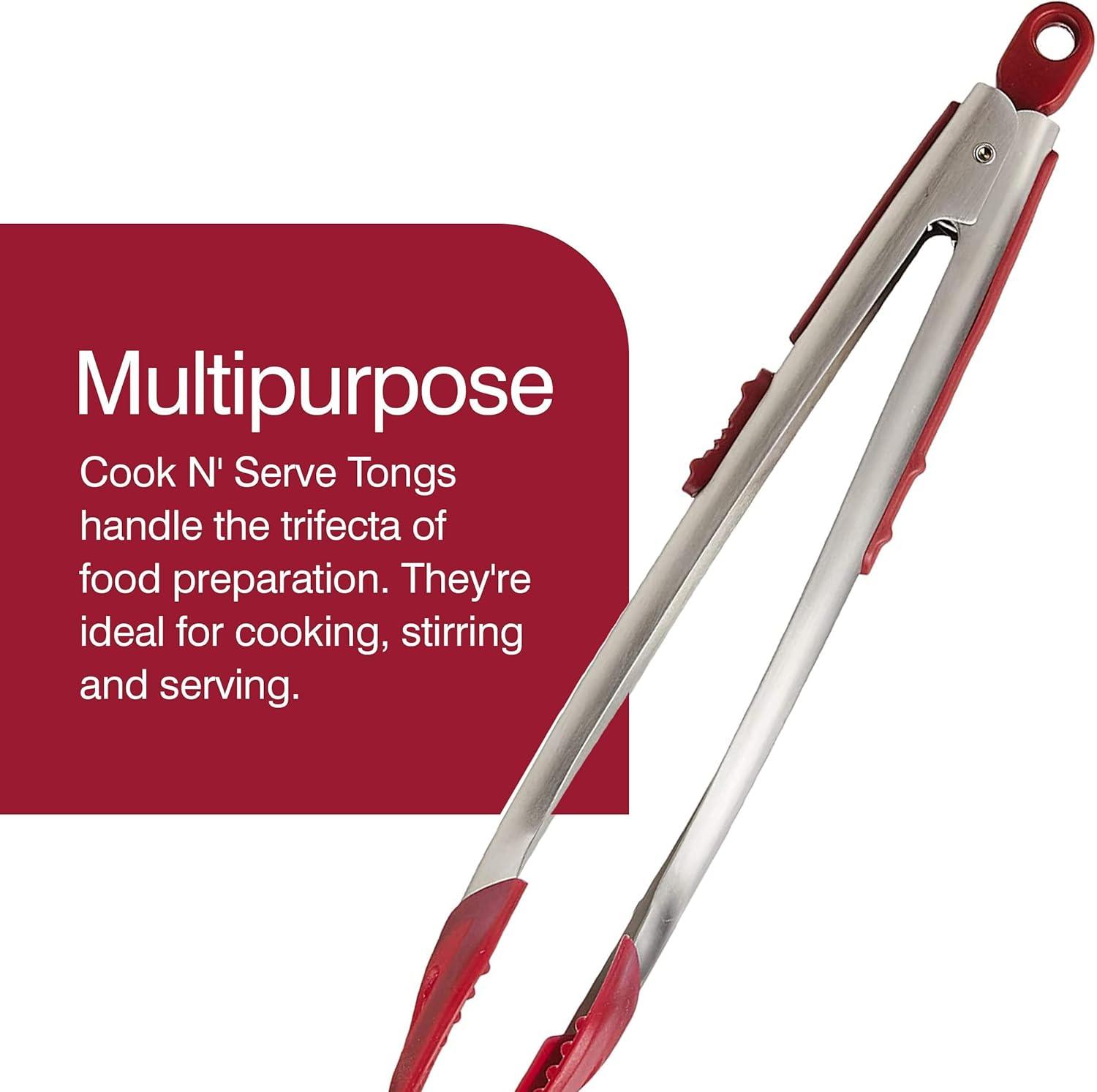 Zyliss Zyliss Cook Serve Kitchen Silicone-Tipped Tongs