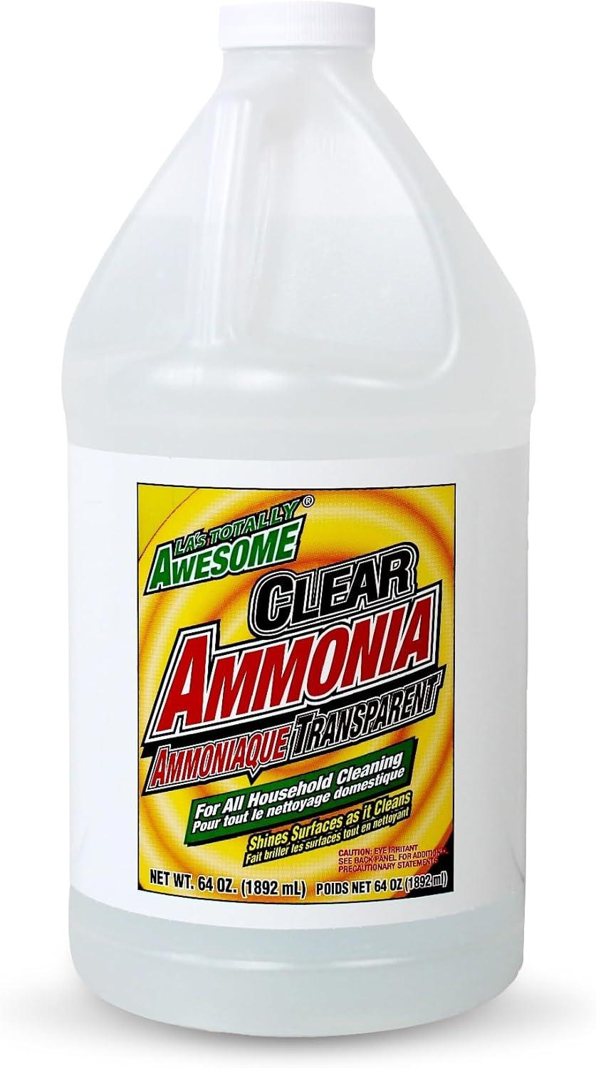 Clear Ammonia Multipurpose Cleaning Solution, 64 oz Bottle