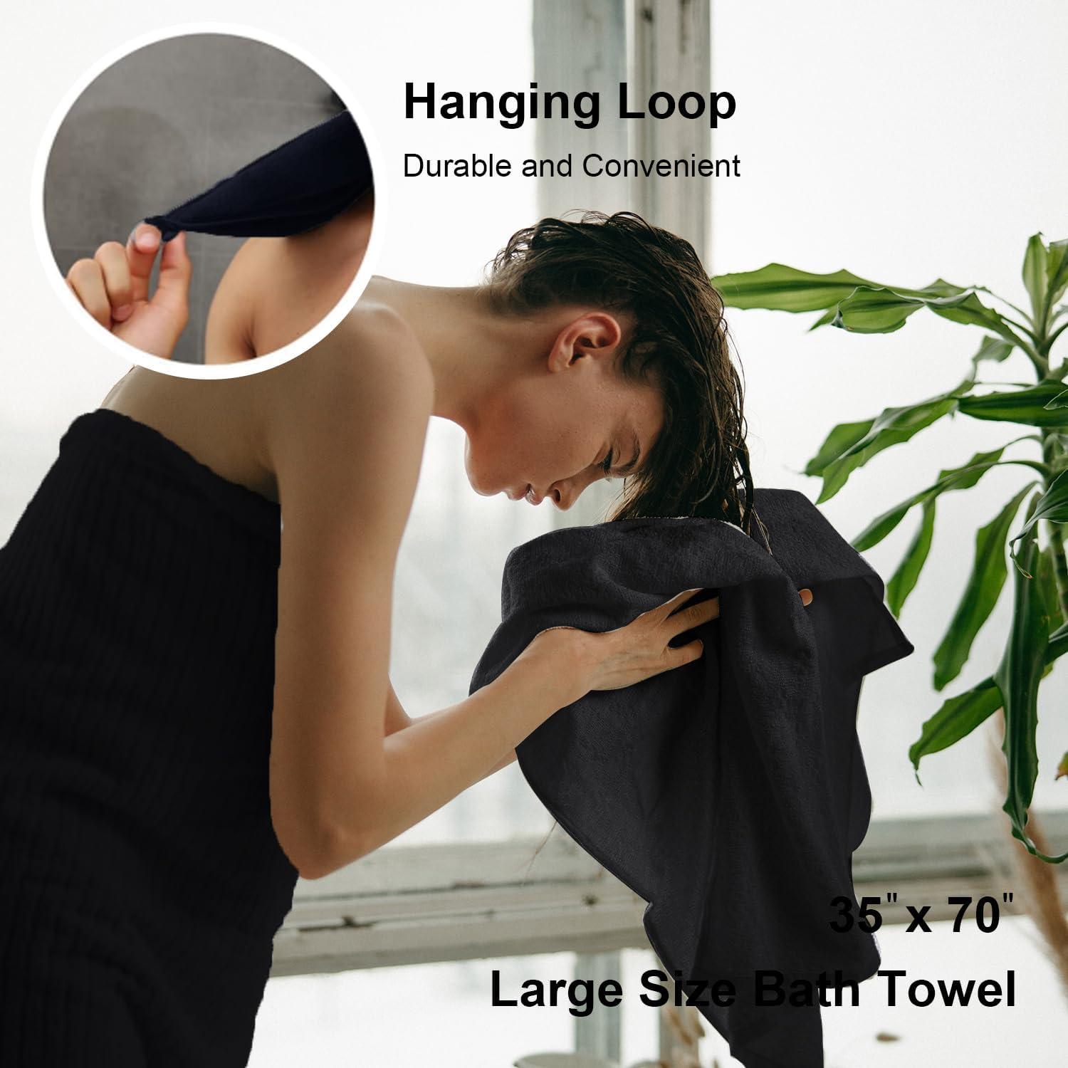 Madison Park Signature 800GSM Ultra-Soft 100% Cotton Absorbent Towel Set