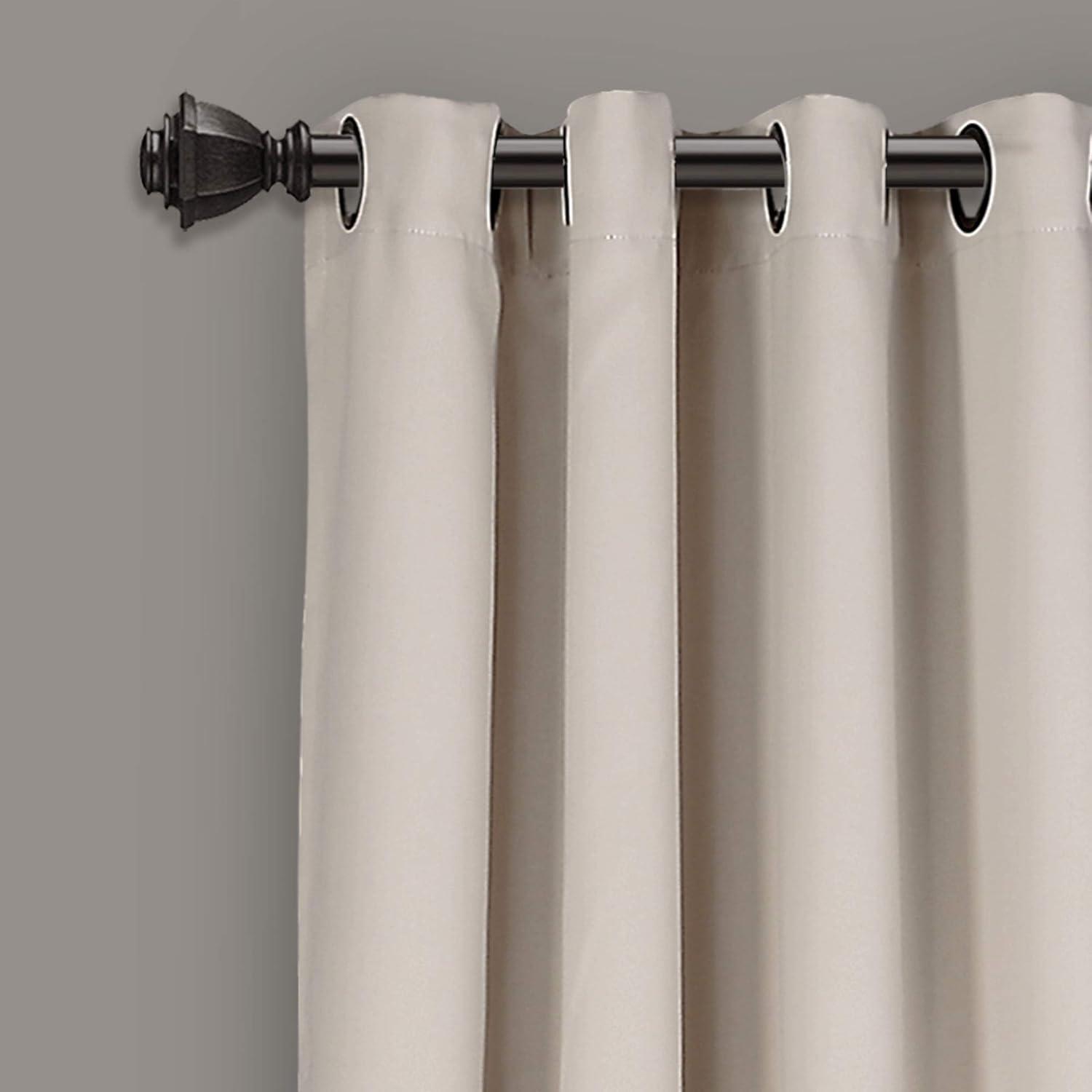 Lush Decor Insulated Polyester Blackout Curtain Pair (Set of 2)