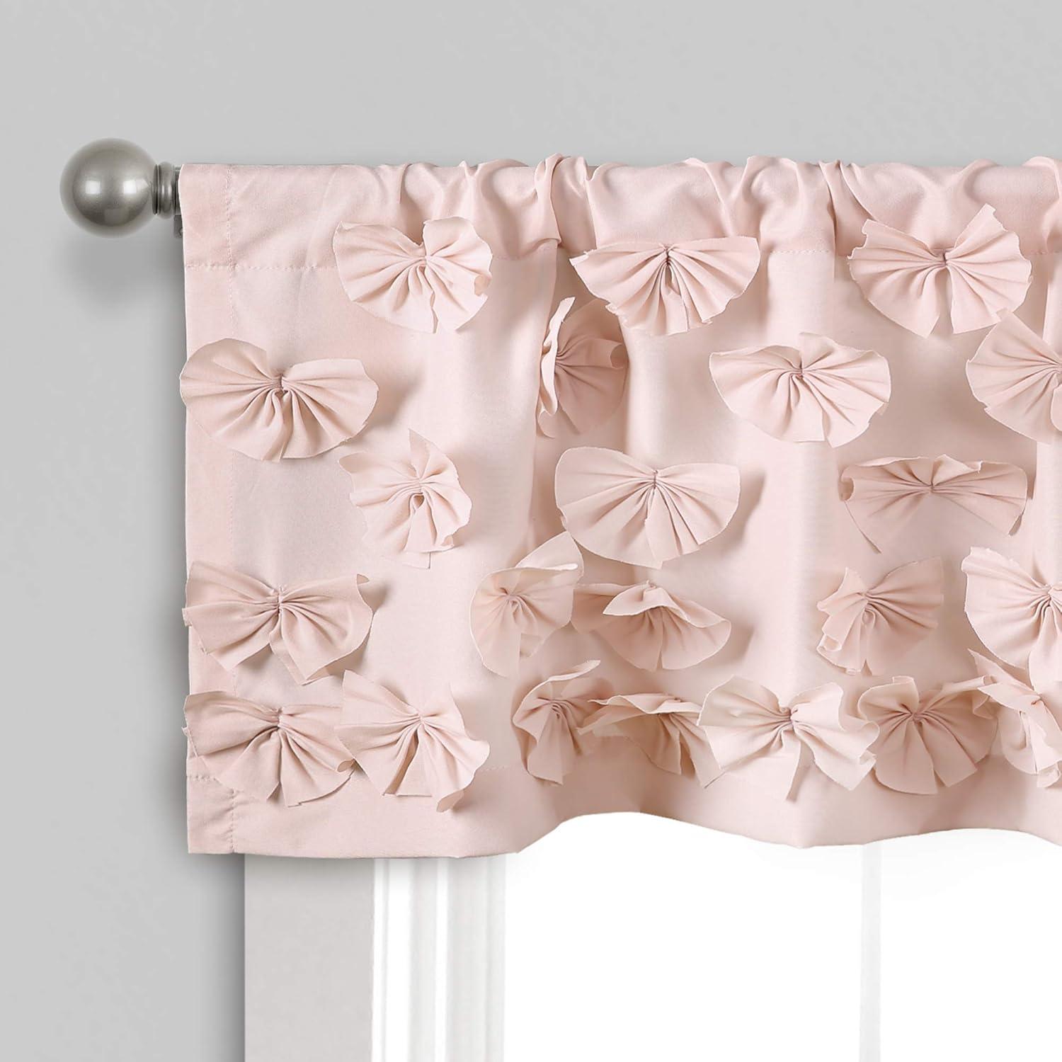 Lush Decor Riley Ruffled Valance