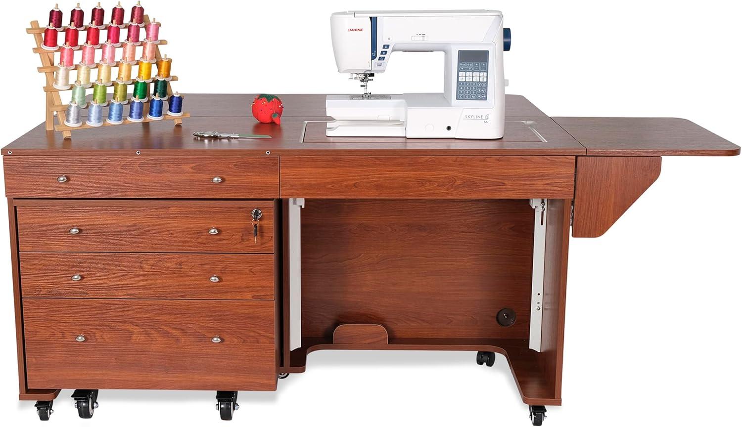 Kangaroo & Joey Hydraulic Lift Sewing Cabinet and Storage Caddy Combo by Kangaroo Sewing Furniture