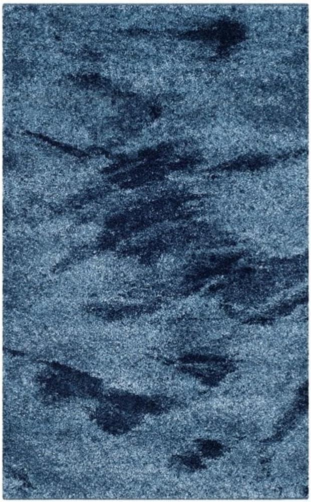 Retro RET2891 Power Loomed Indoor Area Rug - Light Blue/Blue - 5'3"x8' - Safavieh.
