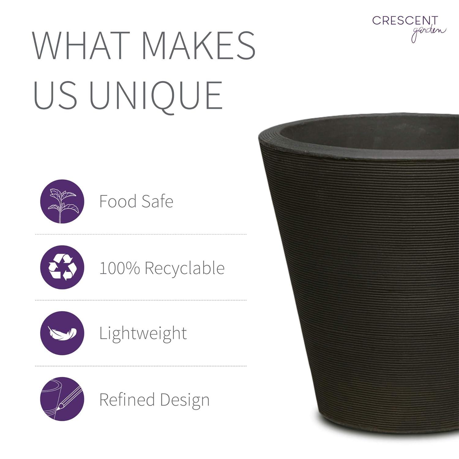 Madison Indoor/Outdoor Modern Round Planter