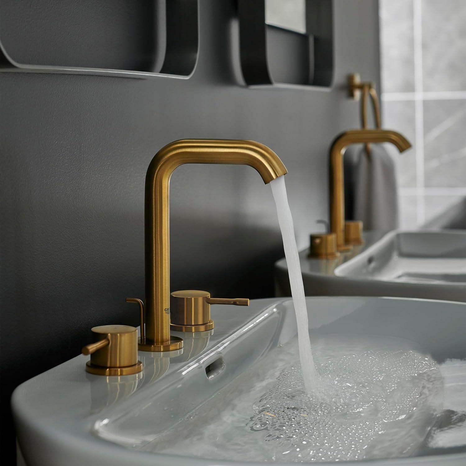 Essence New Widespread Bathroom Faucet with Drain Assembly