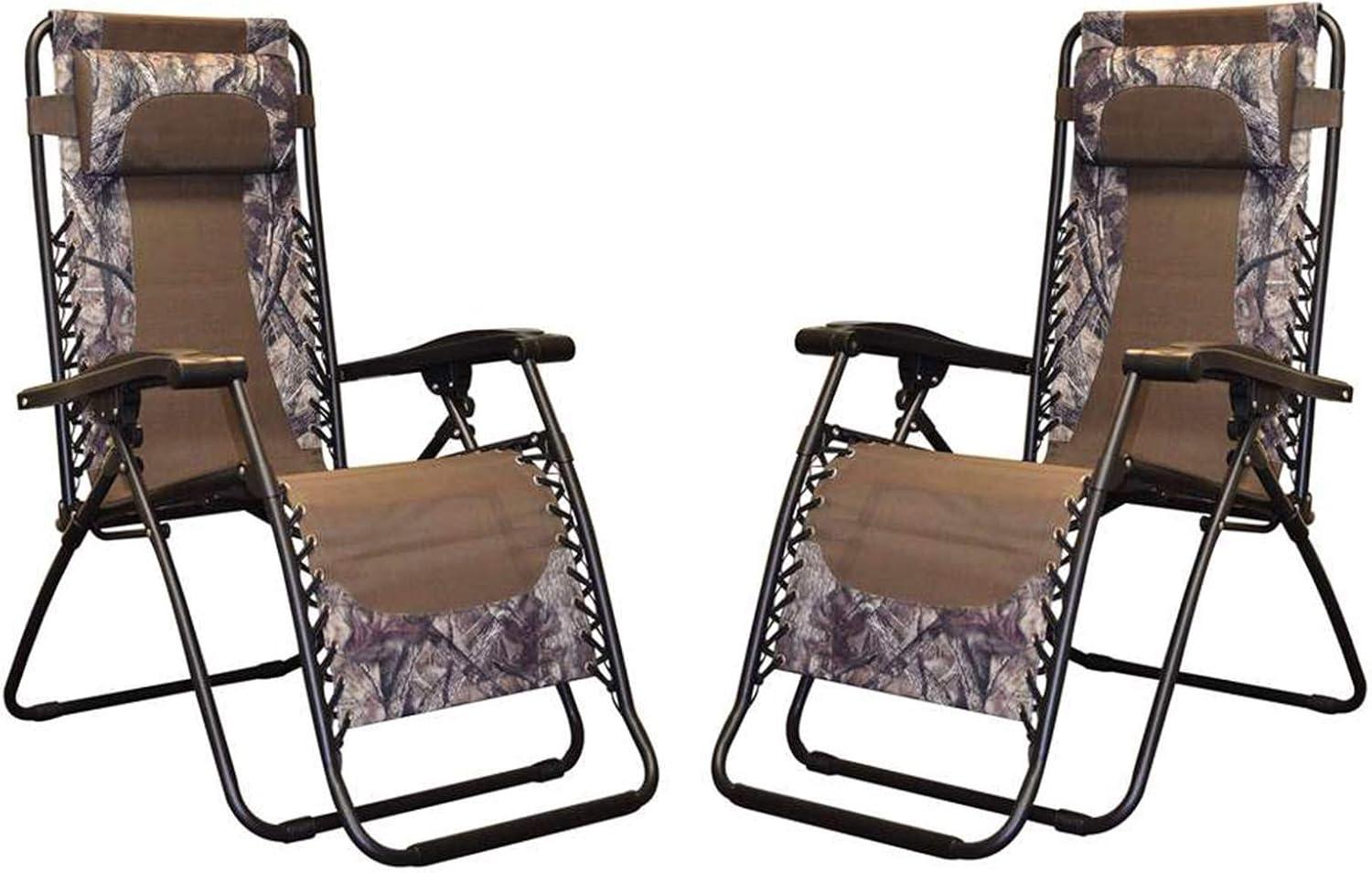 Caravan Canopy Fabric Patio Folding Chair Folding Chair Set (Set of 2)