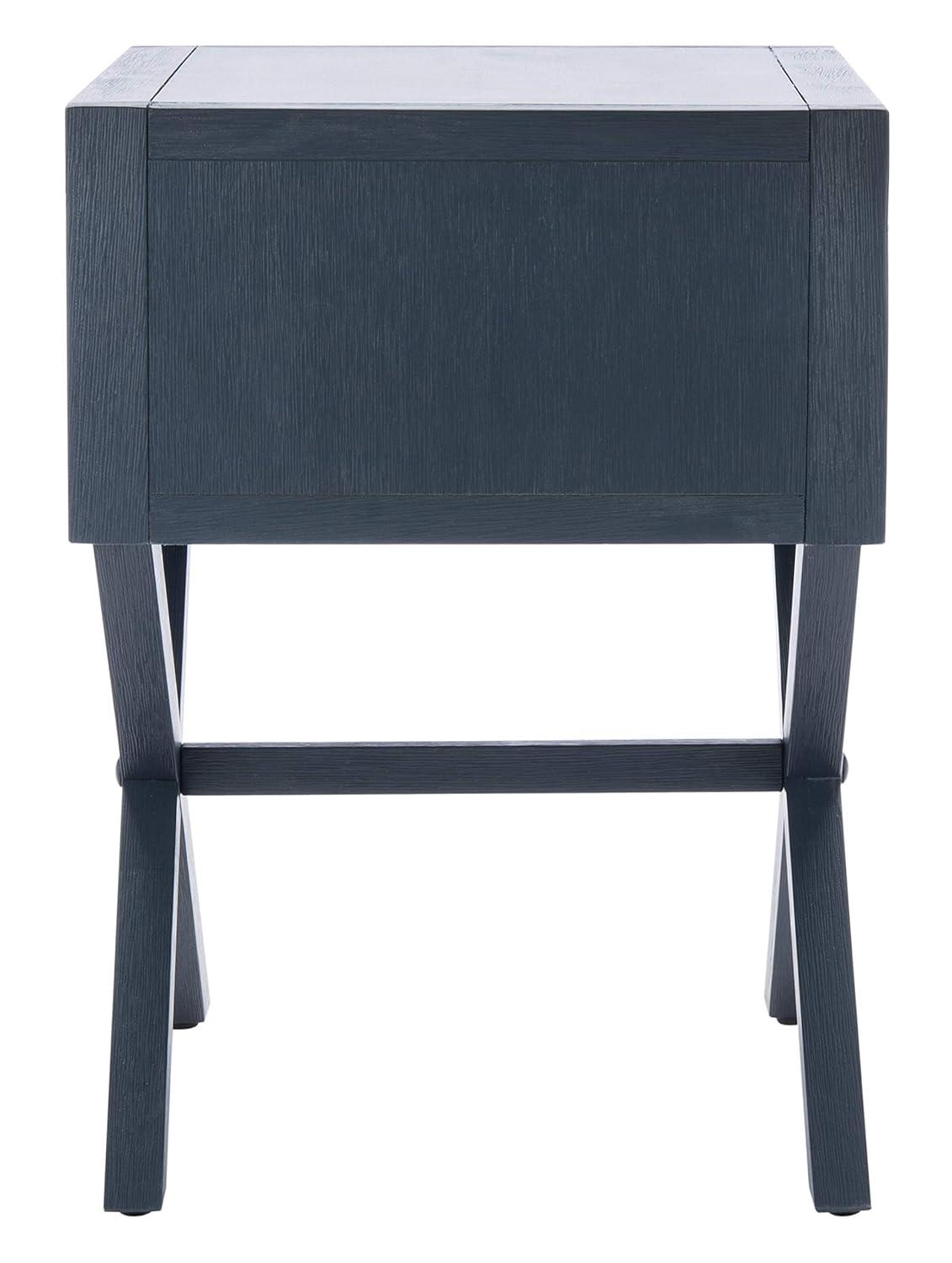 Sadie 1 Drawer Nightstand - NST9200 - Navy - Safavieh