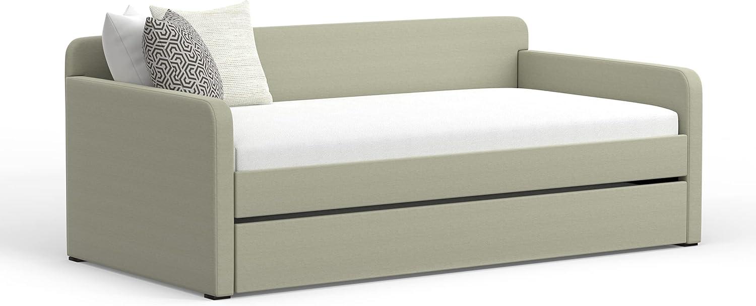 Glenwillow Home Twin Daybed with Roll-Out Trundle Bed