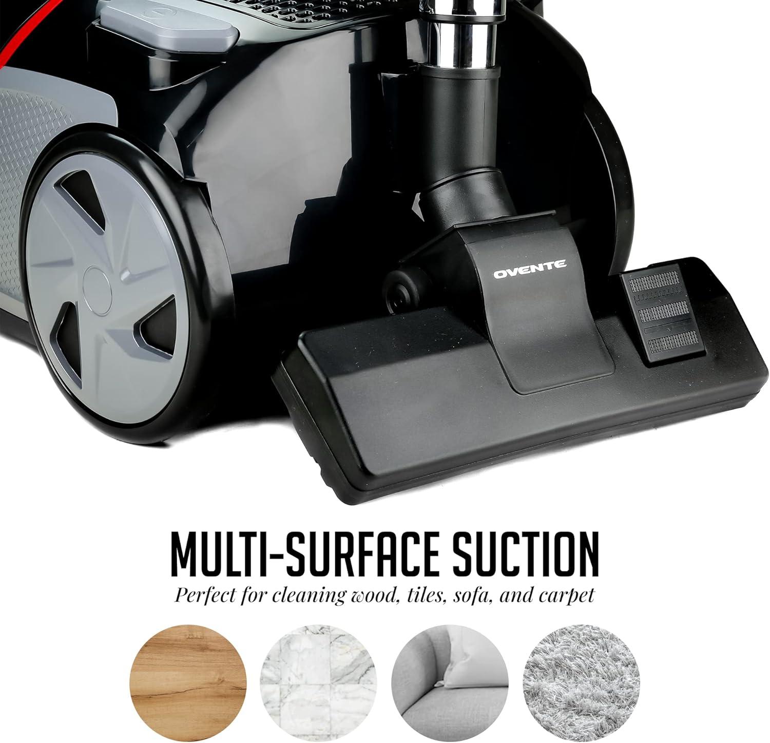 Ovente Canister Vacuum