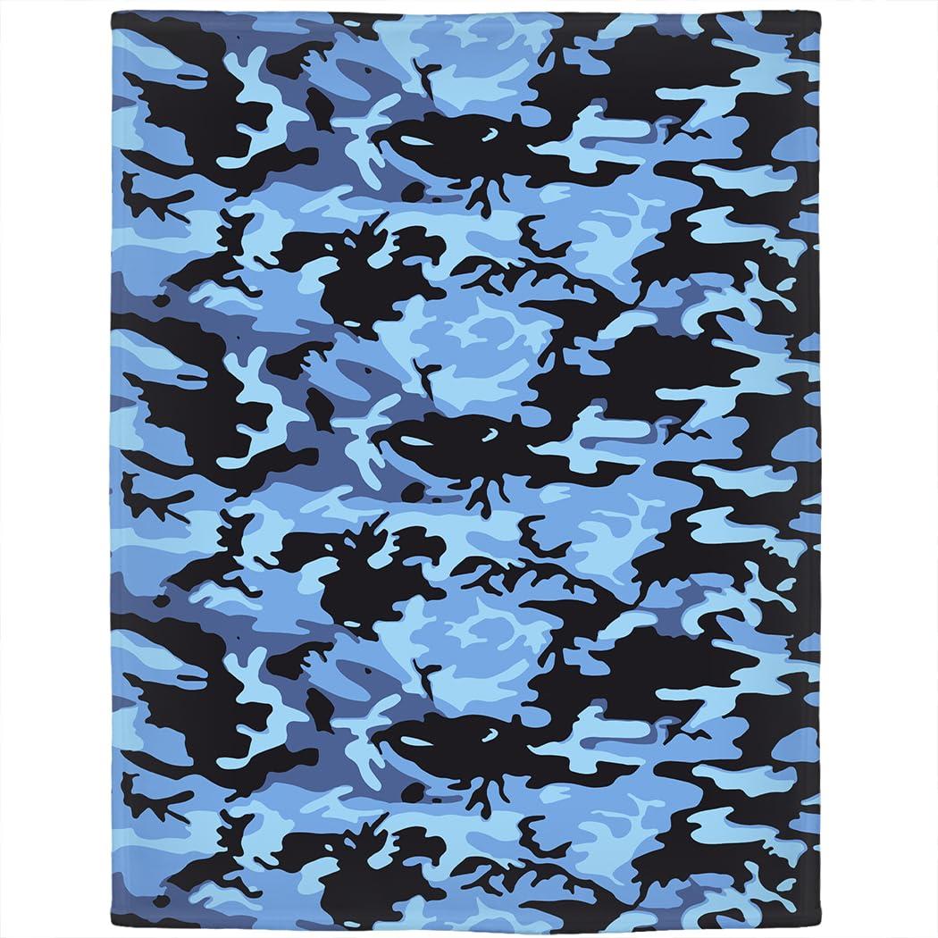 HommomH 60" x 80" Army Blanket Throw Soldier Comfort Warmth Soft Cozy Air Conditioning Easy Care Machine Wash Camouflage