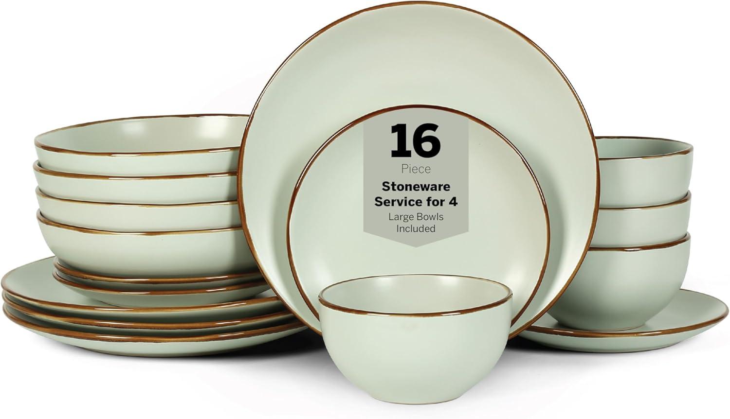 Brasa 16-Piece Dinnerware Set Stoneware