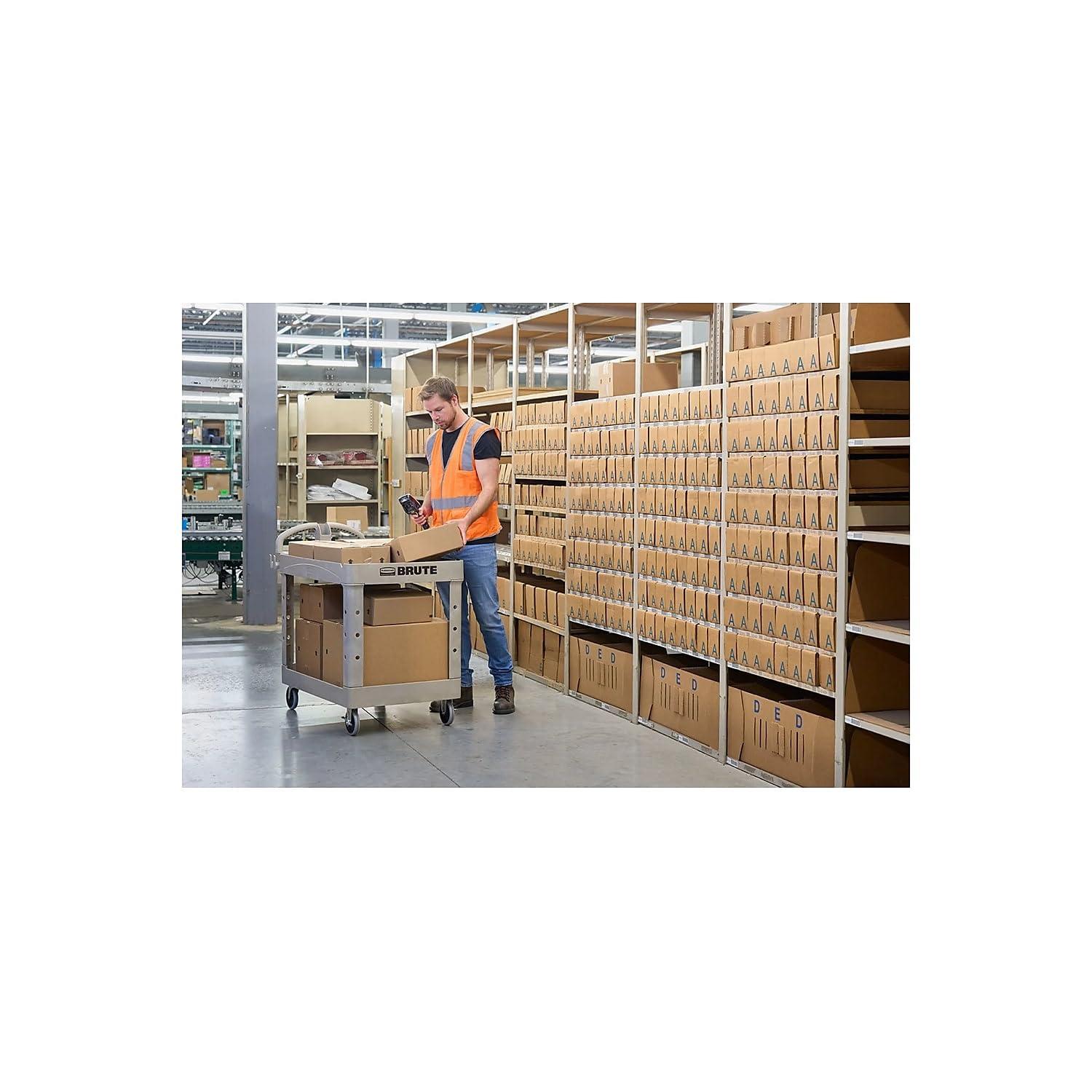 Rubbermaid® Commercial 32.2'' H x 25.9'' W Utility Cart with Wheels