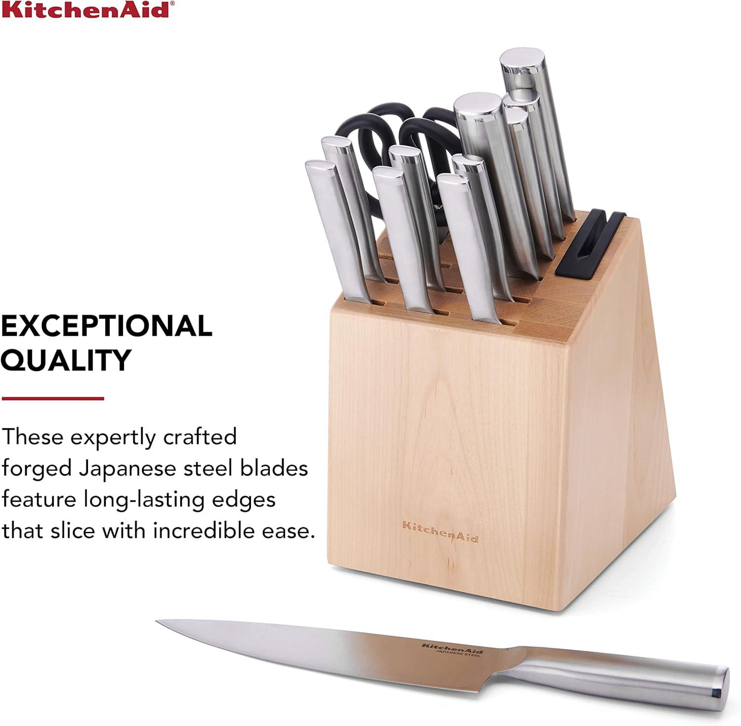 KitchenAid ® Gourmet 14-Piece Stainless Steel Knife Set