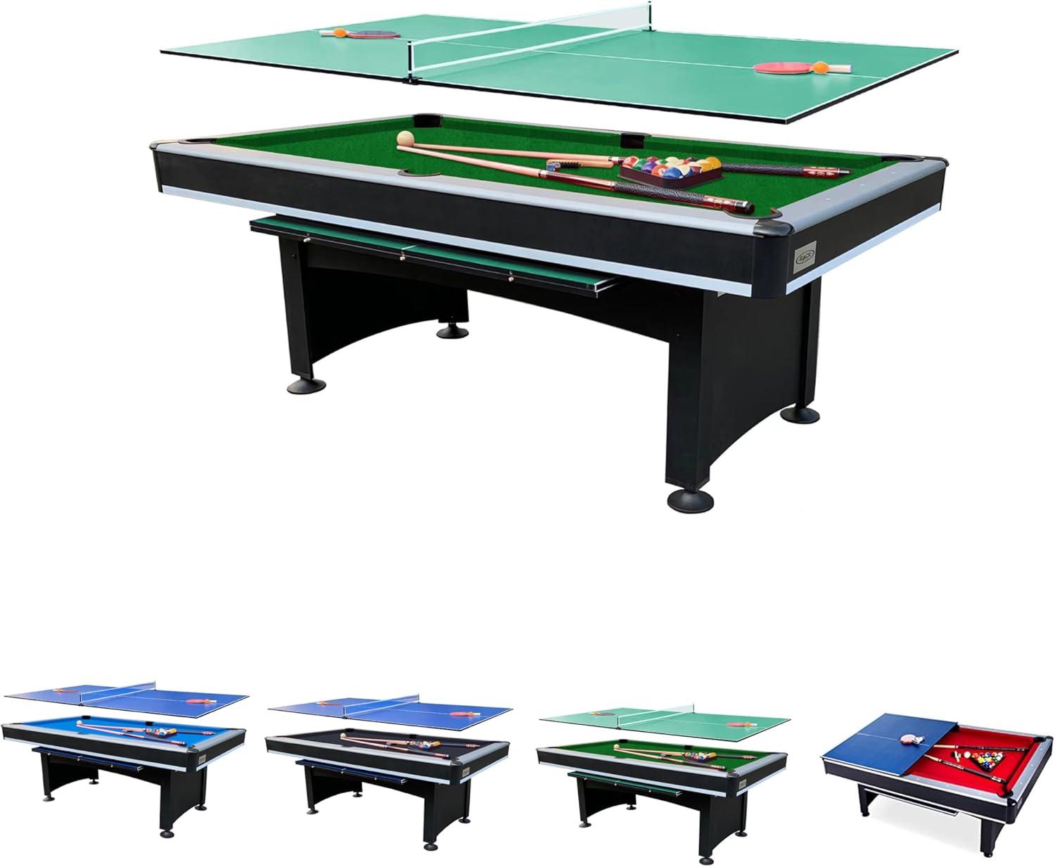 Rack Scorpius 7-Foot Multi Game Billiard/Pool With Table Tennis