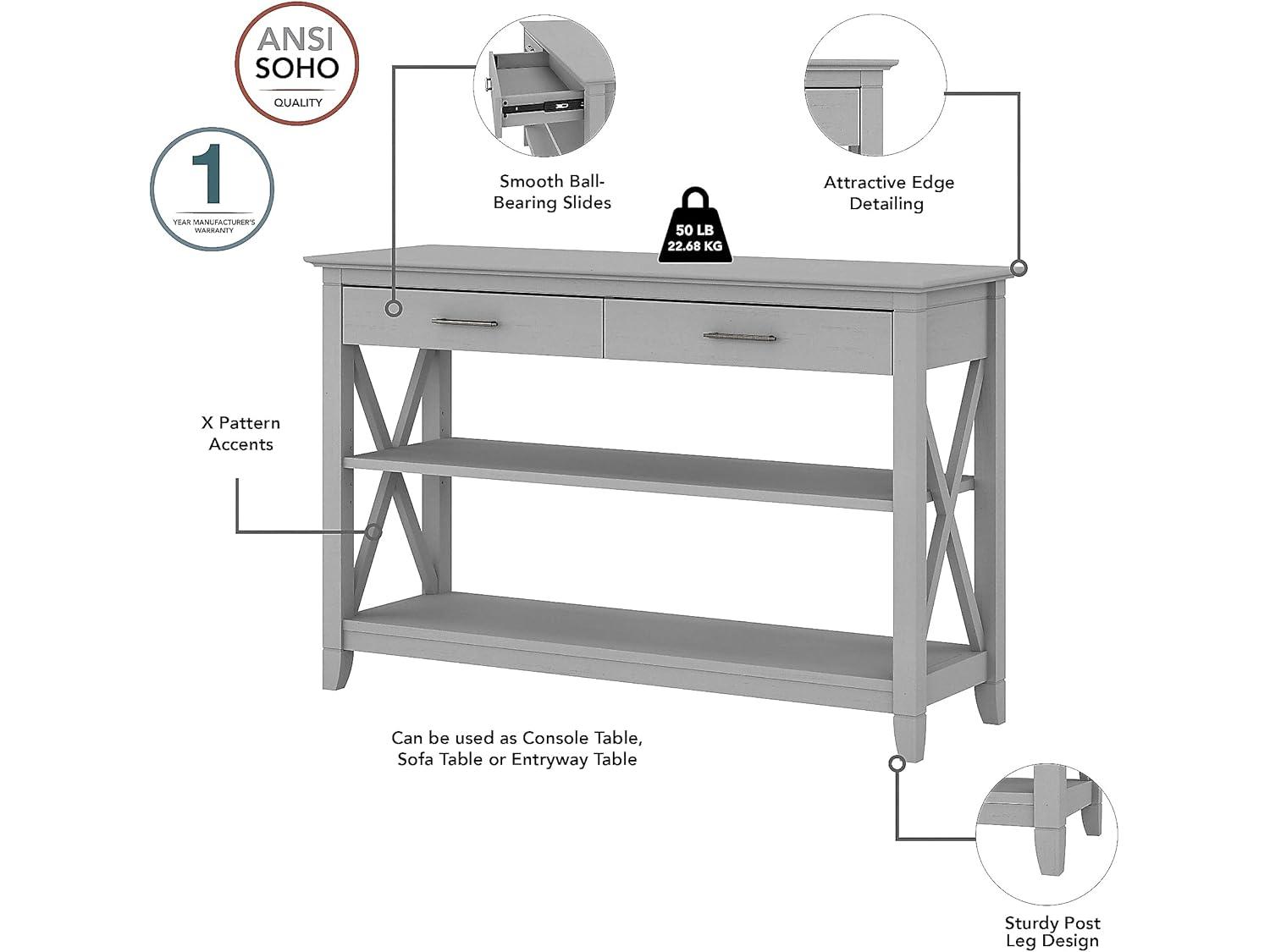 Laurel Foundry Modern Farmhouse® Huckins 47" Console Table
