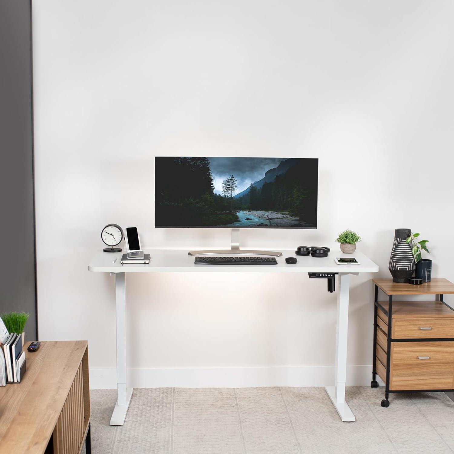 Adjustable Metal Base Standing Desk