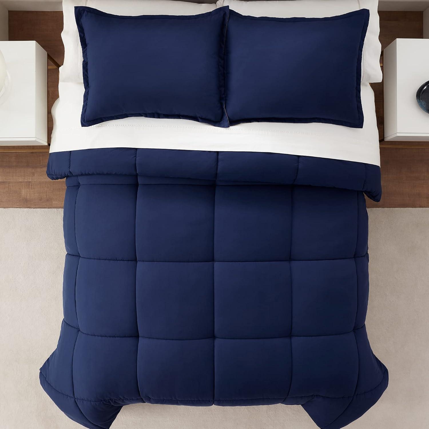 Serta Microfiber 3 Piece Comforter Set