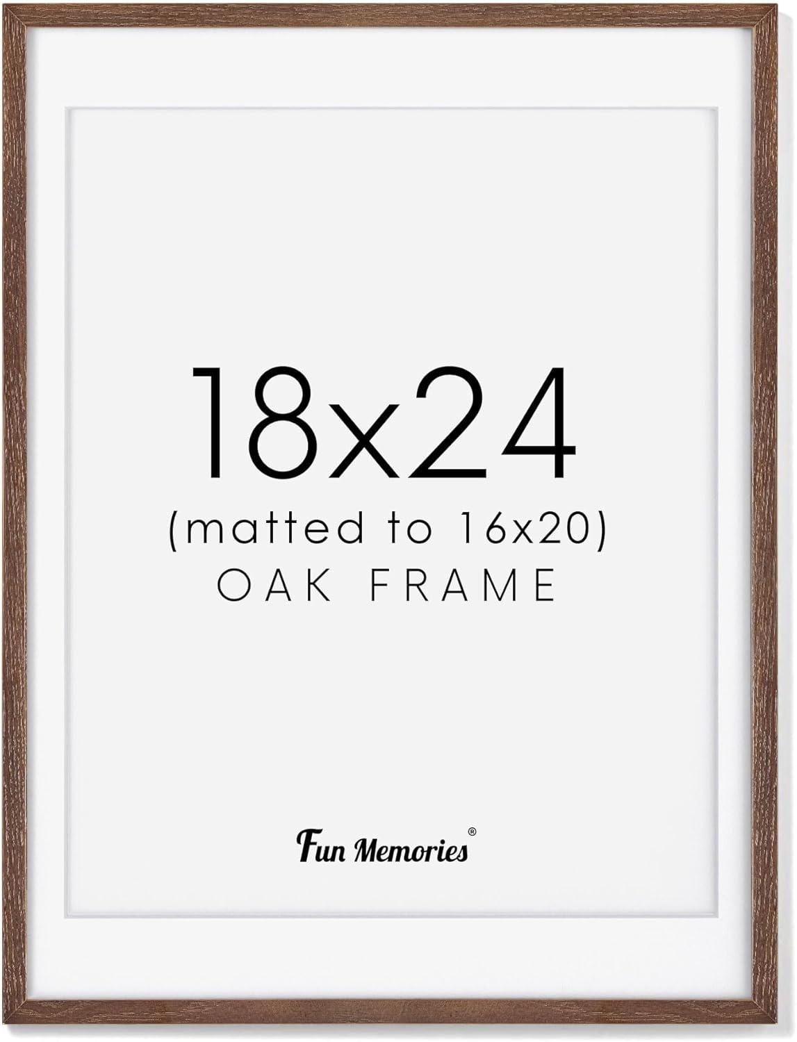 18x24 Frame White Wheat Solid Wood Picture Frame | Moulding Width 0.75 Inches | Interior Depth 0.5