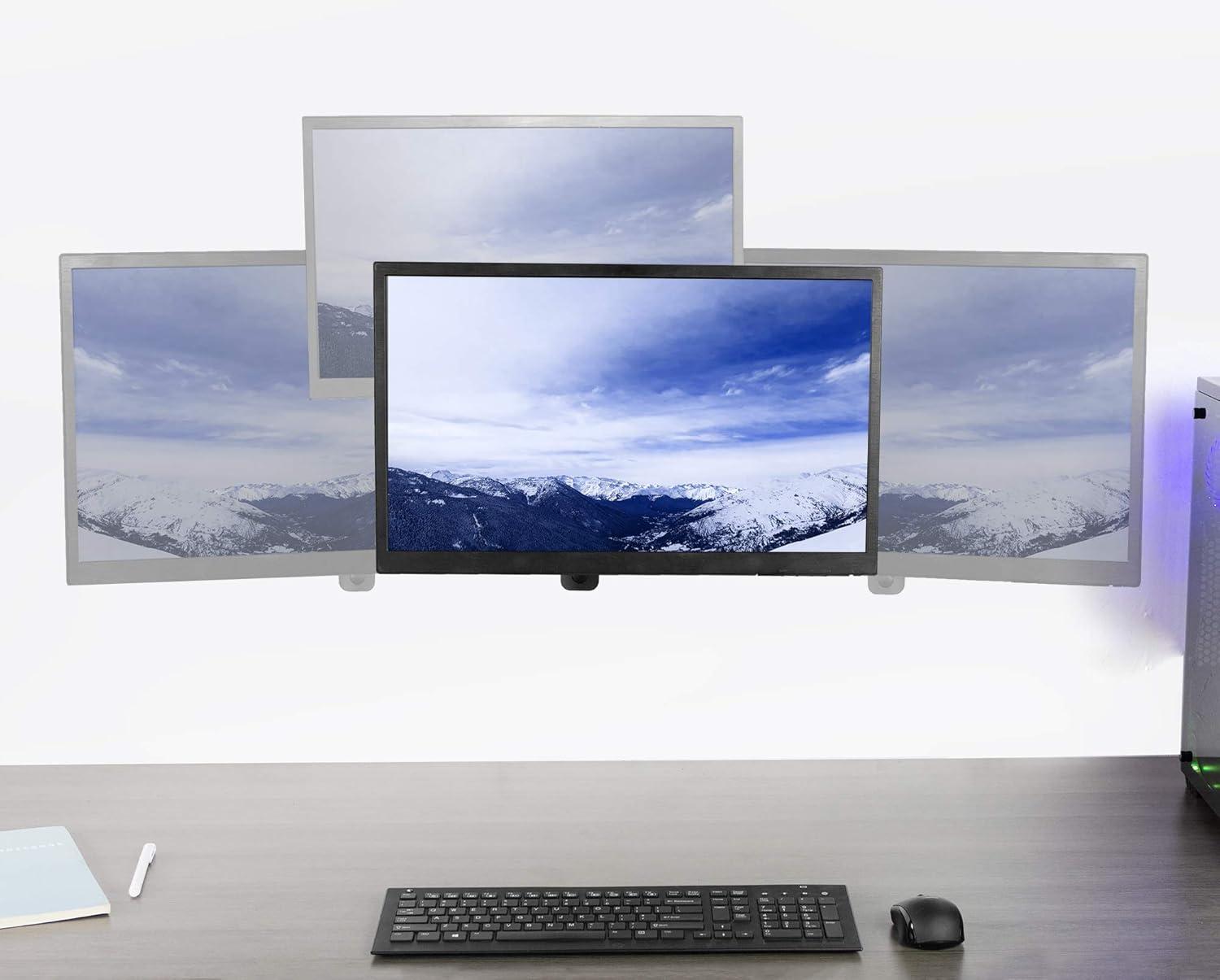 Vivo Premium Aluminum Single Monitor Wall Mount