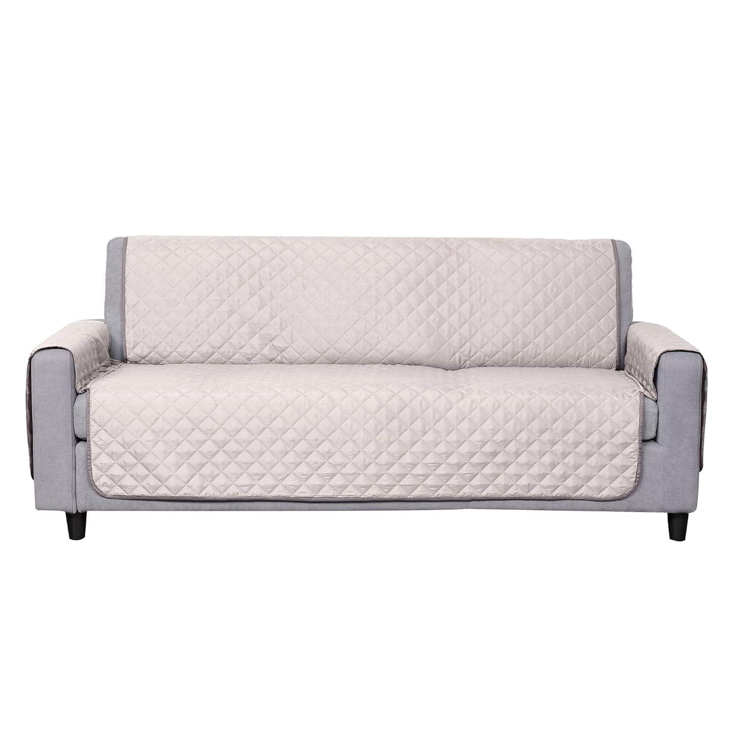 FurHaven Reversible Water-Resistant Small Sofa Loveseat Cover Furniture Protector