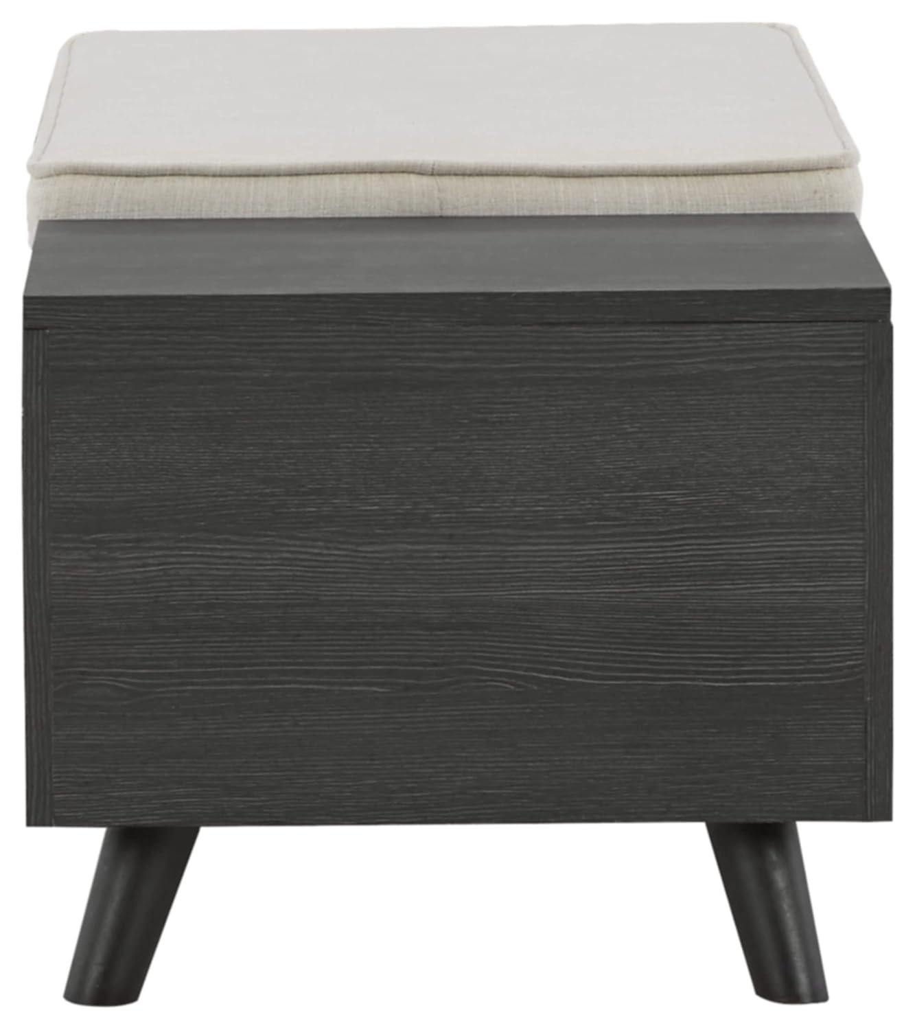 Loon Peak® Kadira Polyester Upholstered Storage Bench