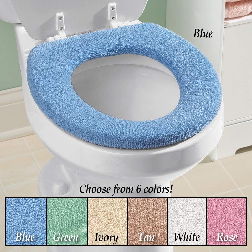 Miles Kimball  Ivory Lid and Toilet Seat Cover Set