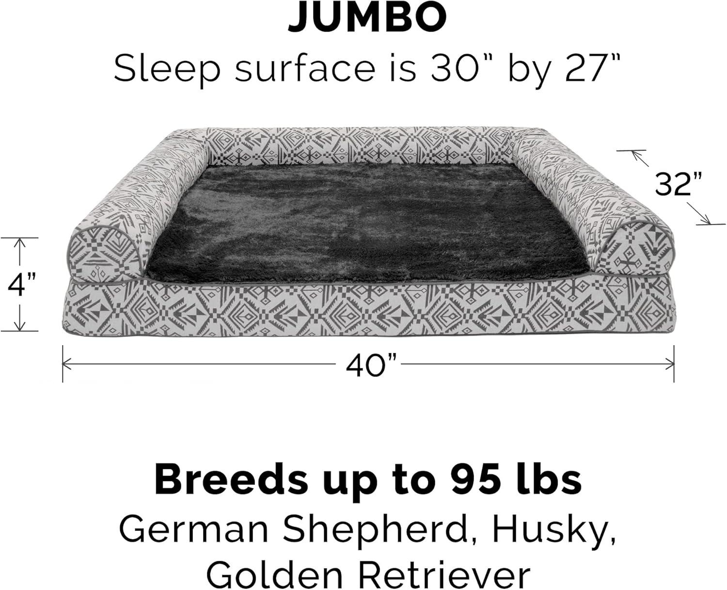 FurHaven Orthopedic Polyester Pet Bed