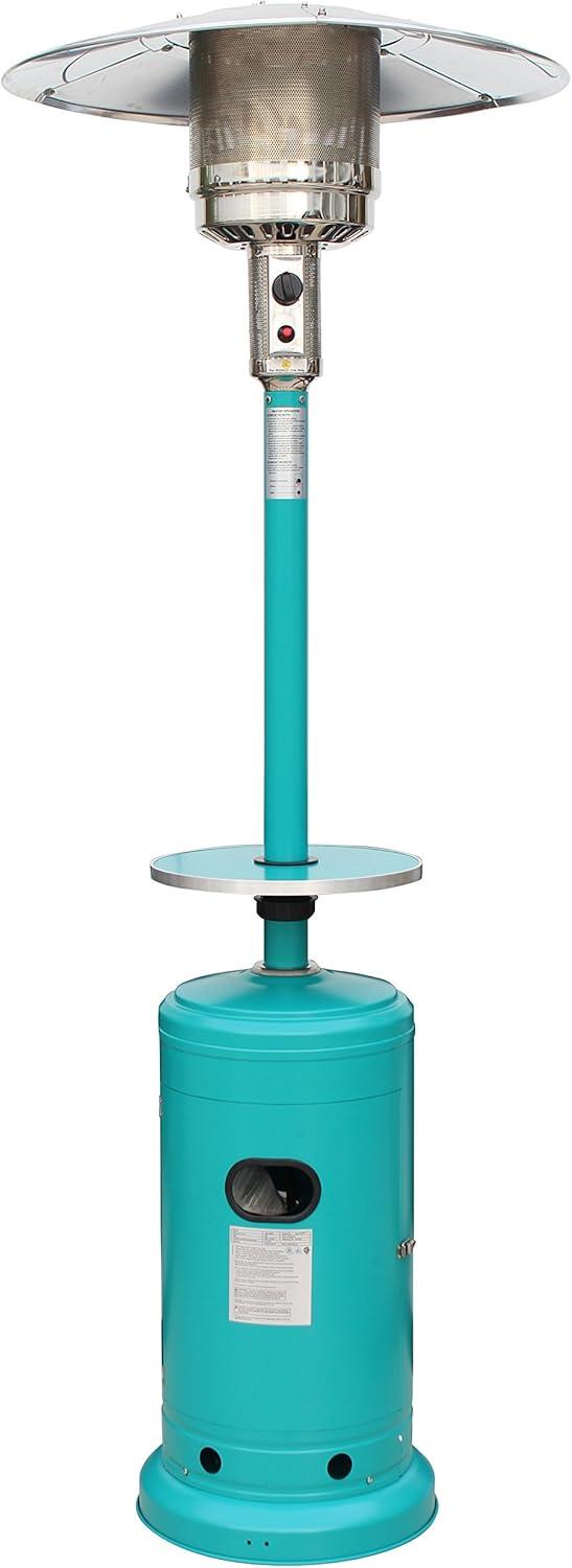 Hanover 7-Ft. 48,000 BTU Steel Propane Patio Heater in Bronze, Umbrella Style Gas Outdoor Heater for Deck or Patio, H001BR