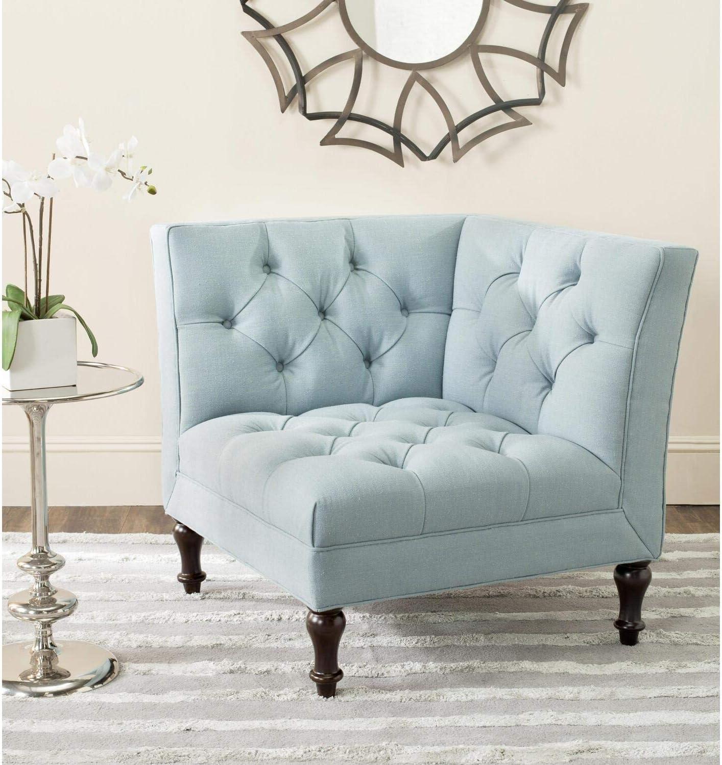 Jack Tufted Corner Chair  - Safavieh