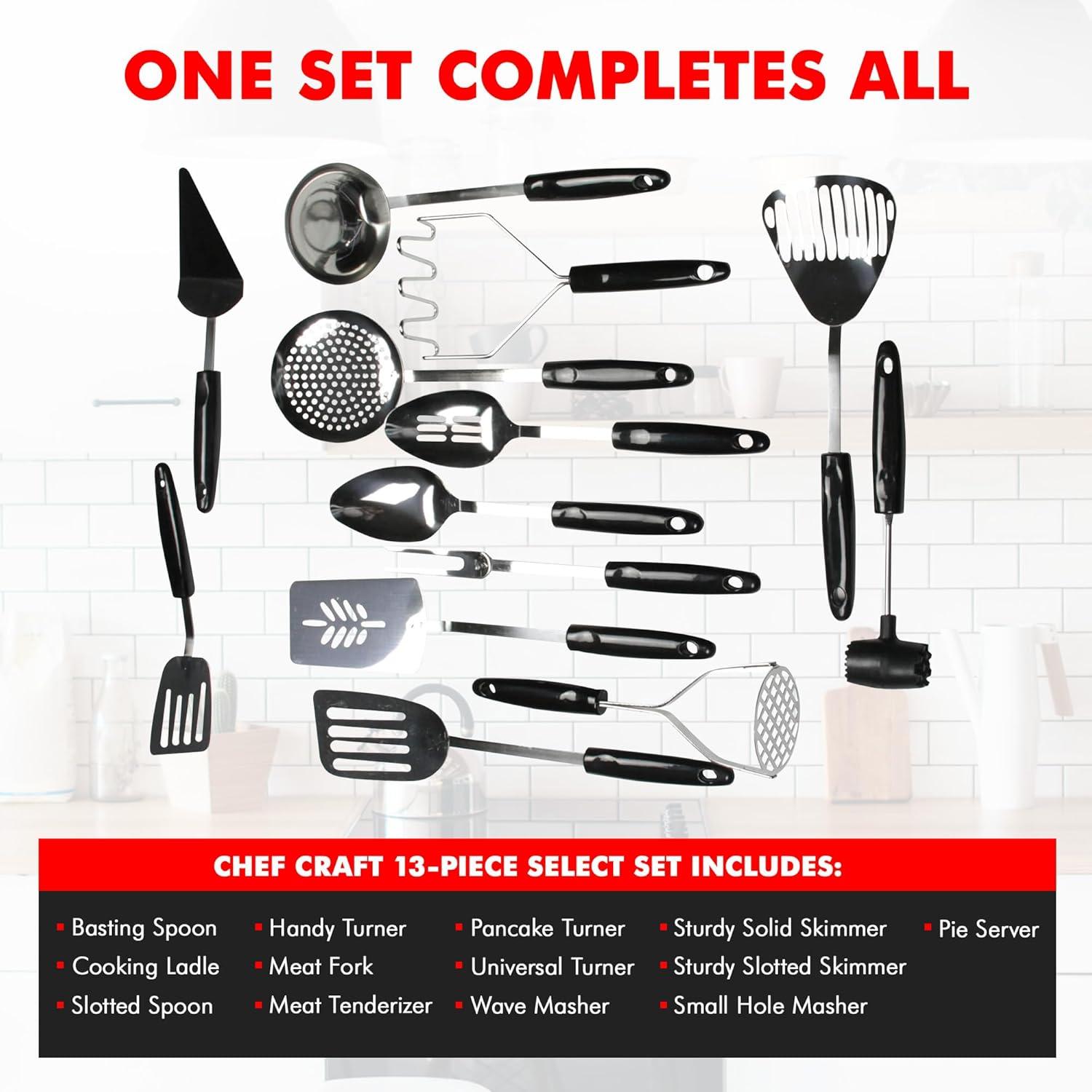 Chef Craft Meat Fork, 13" Stainless Steel