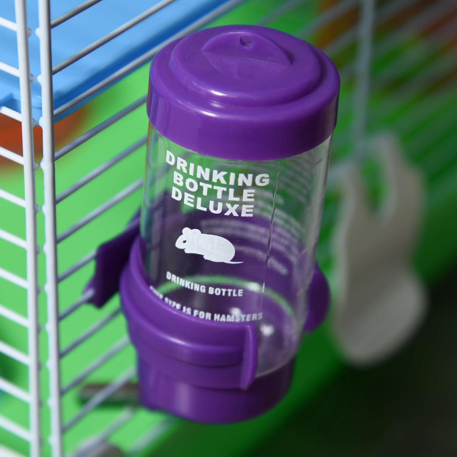 PawHut 5-Tier Hamster Cage Rodent Gerbil Habitat Habitat Metal Wire with Water Bottle, Food Dishes, Interior Ladder, Tube