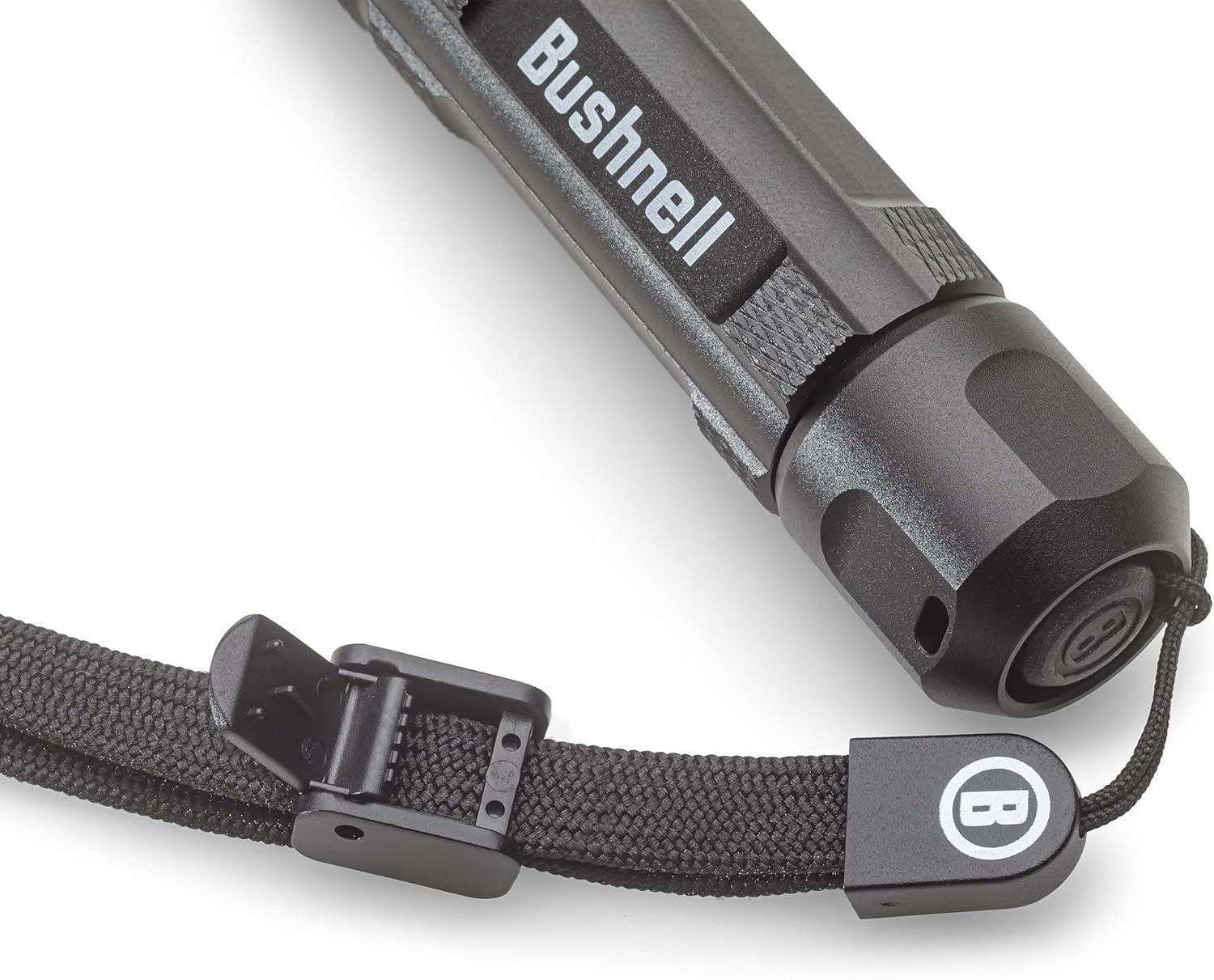 Bushnell Tactical Flashlight, 700 Lumens, Compact LED Construction, Uses Included CR123 Batteries or Rechargeable Battery| Police, Military, Hunting, Security