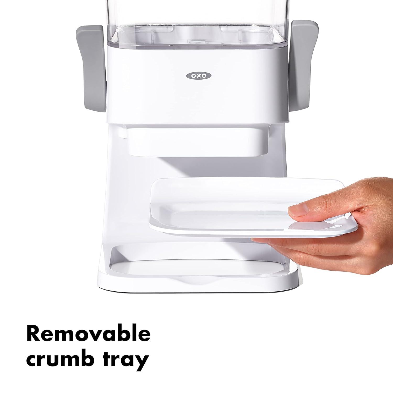 OXO Good Grips Bote Dispensador de Cereales para Snacks de Encimera de Cocina, 5.5 Cuartos