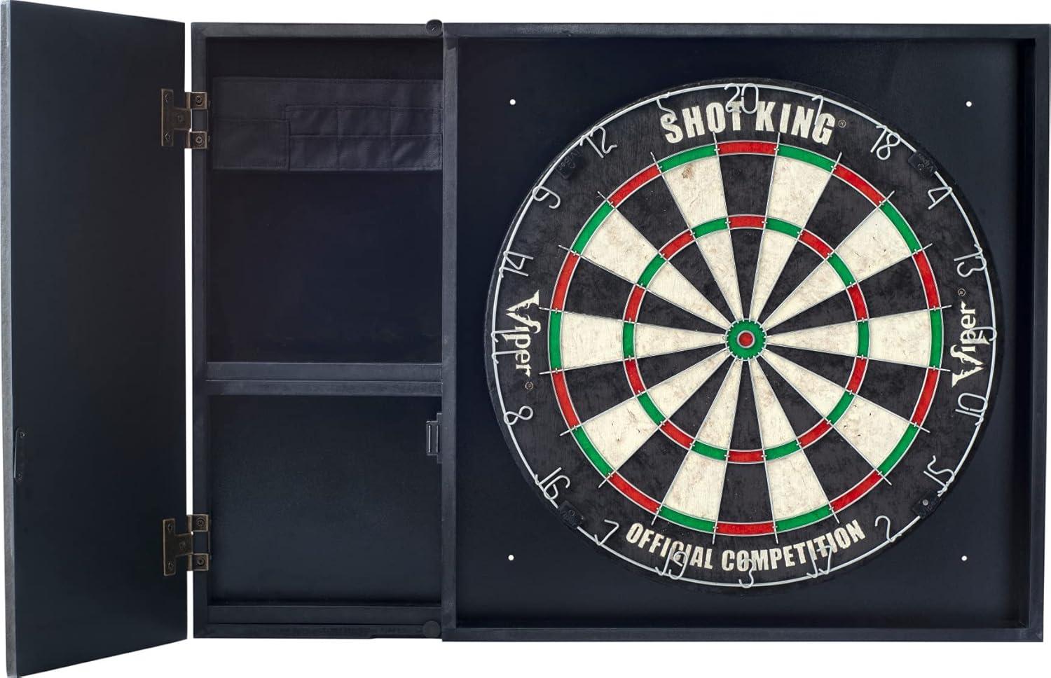 Viper Viper Steadfast Bristle Dartboard and Backboard Set with Darts