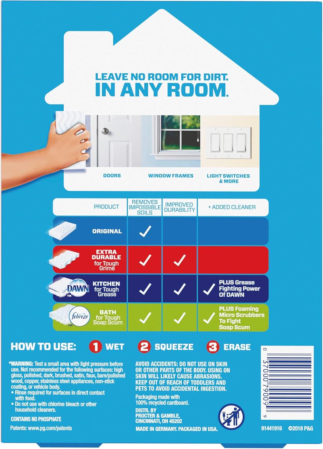 Mr. Clean Original Magic Eraser Cleaning Pads with Durafoam - 6ct