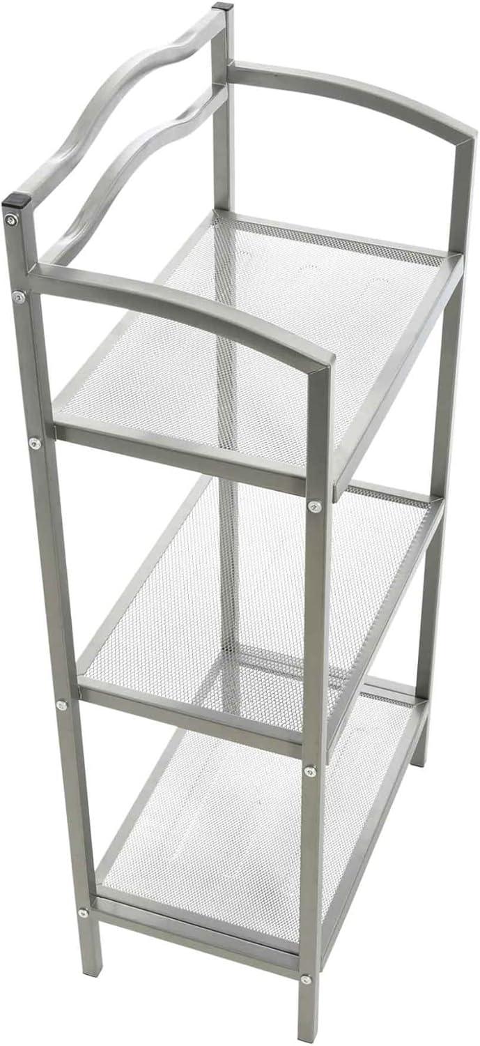 3-Tier Metal Over the Toilet Bathroom Storage Shelf